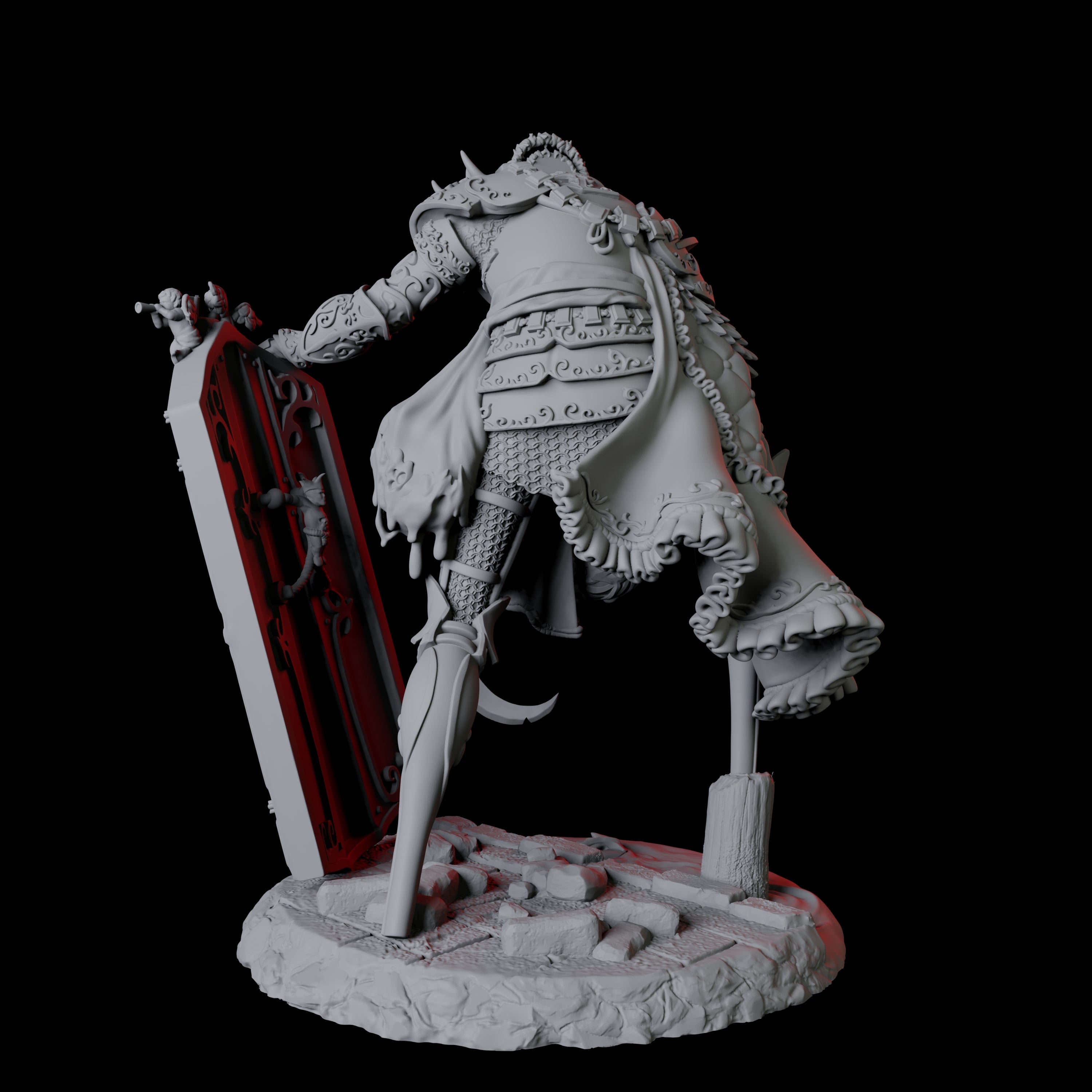 Guard Alchemical Golem C Miniature for Dungeons and Dragons, Pathfinder or other TTRPGs