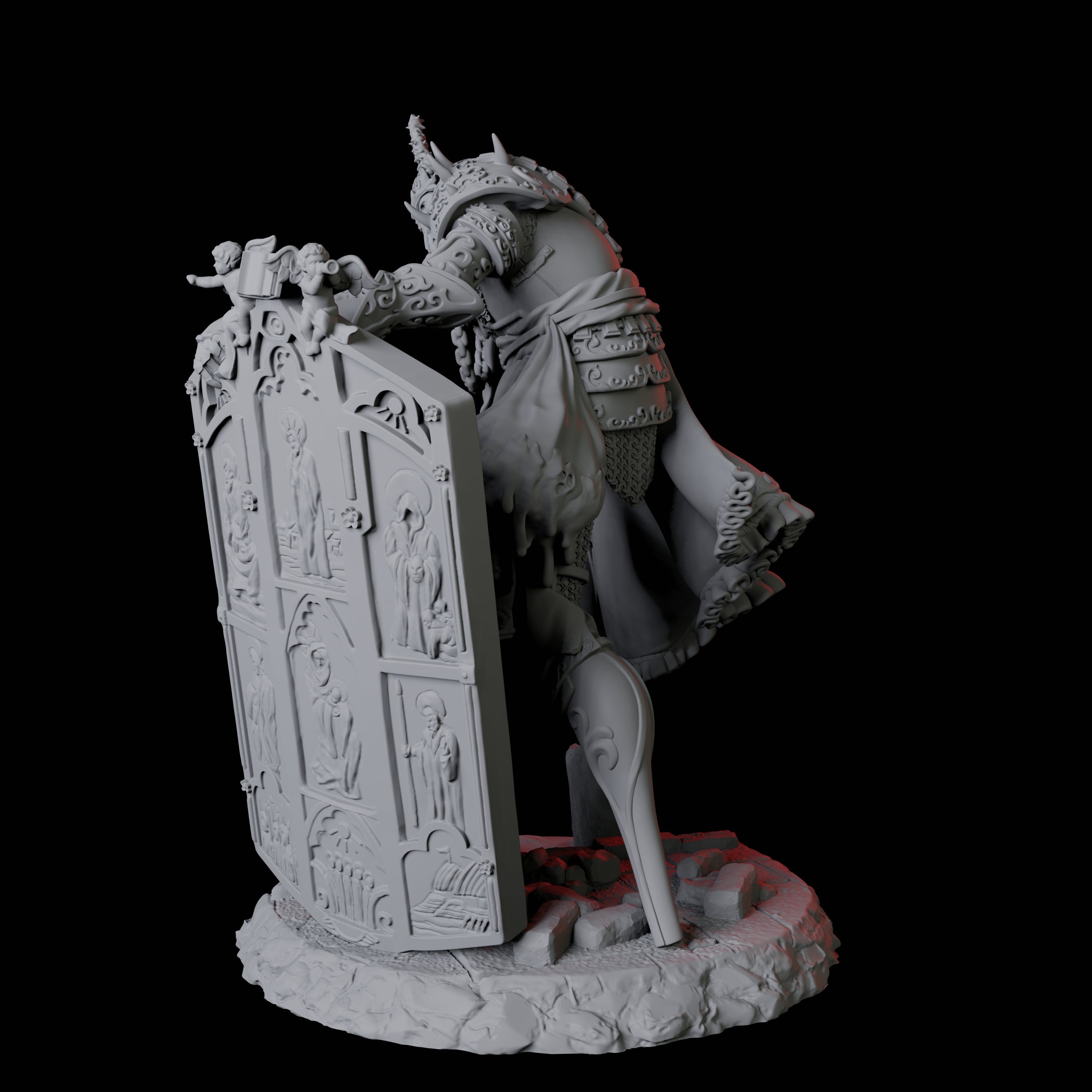 Guard Alchemical Golem C Miniature for Dungeons and Dragons, Pathfinder or other TTRPGs