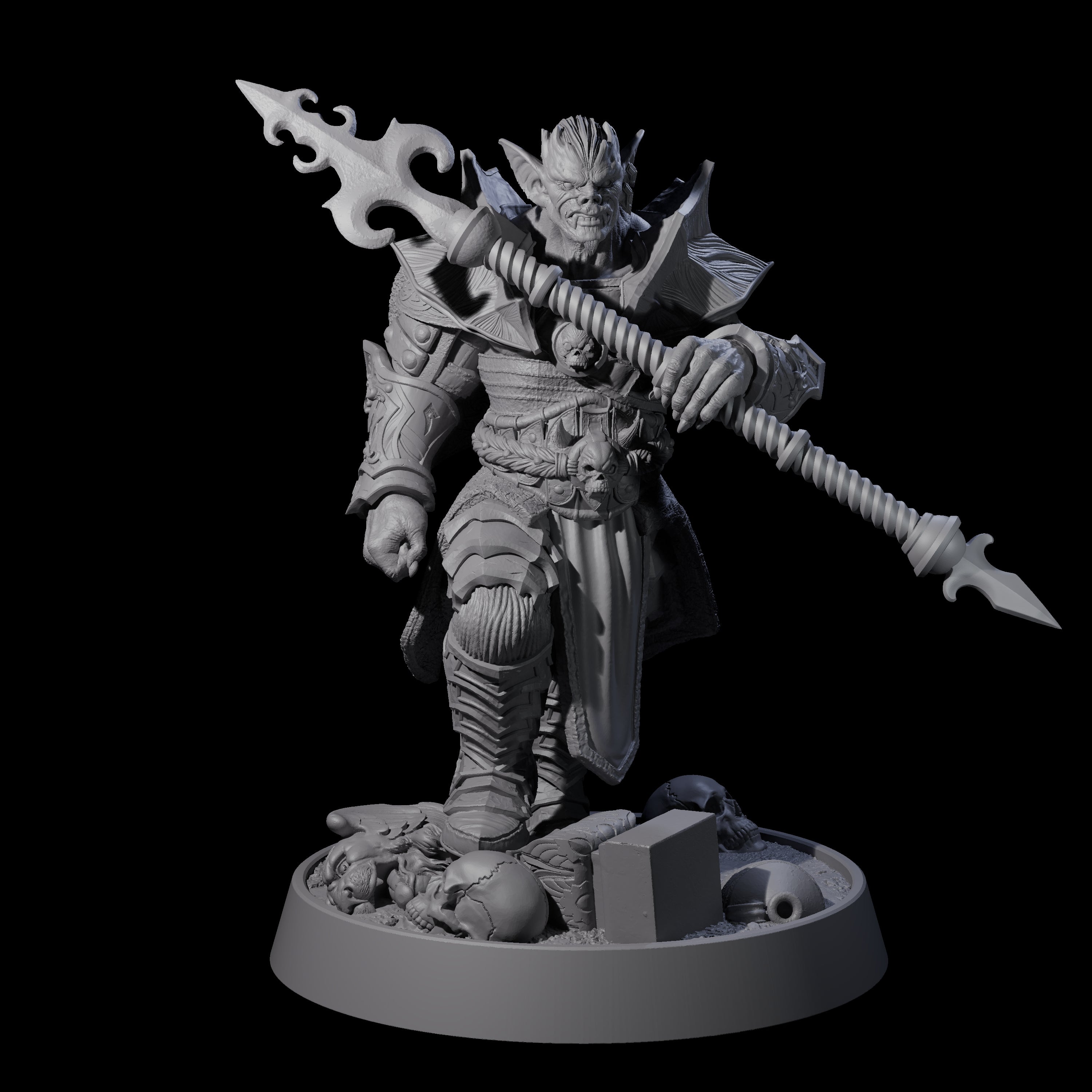 Halloween Foot Solider A Miniature for Dungeons and Dragons, Pathfinder or other TTRPGs