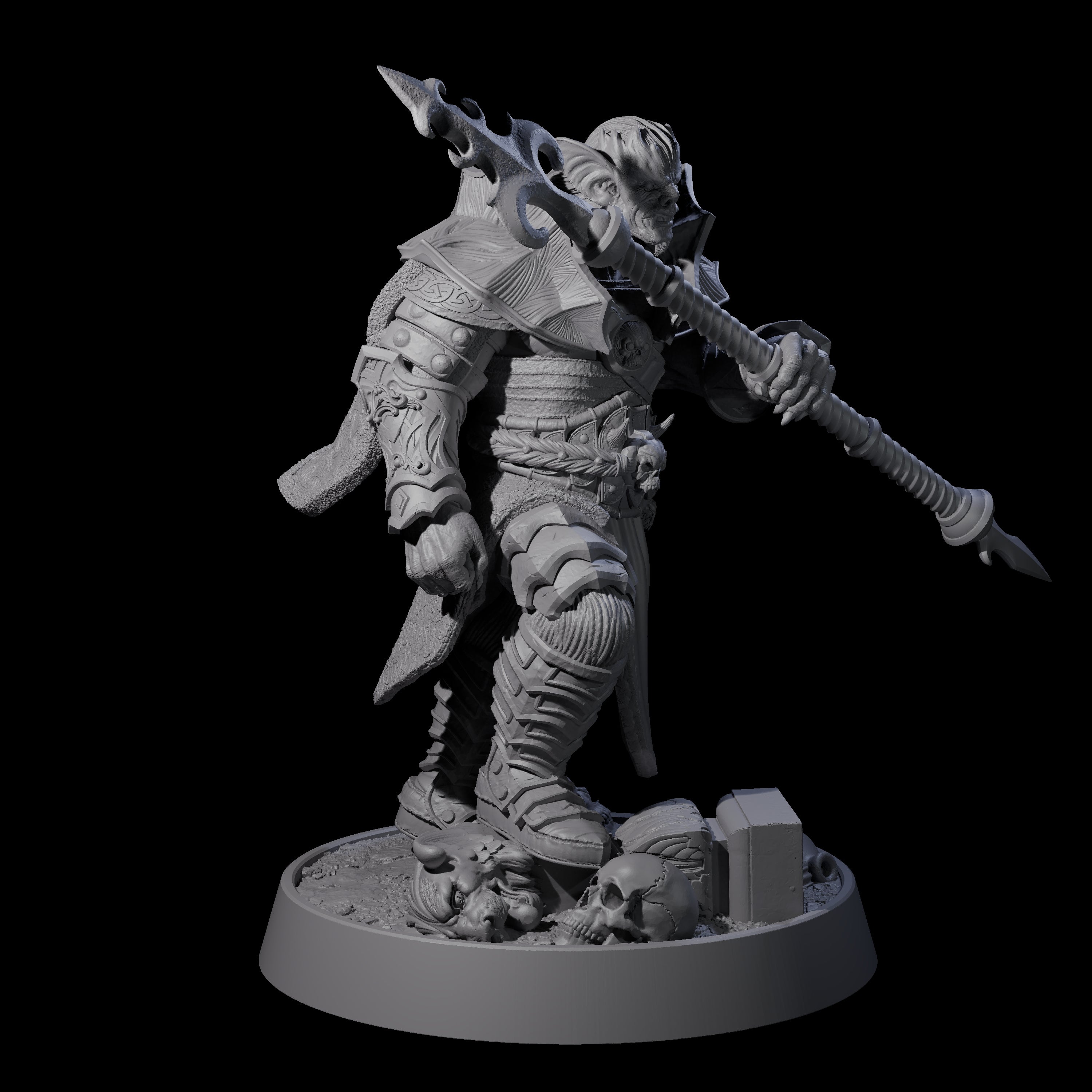 Halloween Foot Solider A Miniature for Dungeons and Dragons, Pathfinder or other TTRPGs