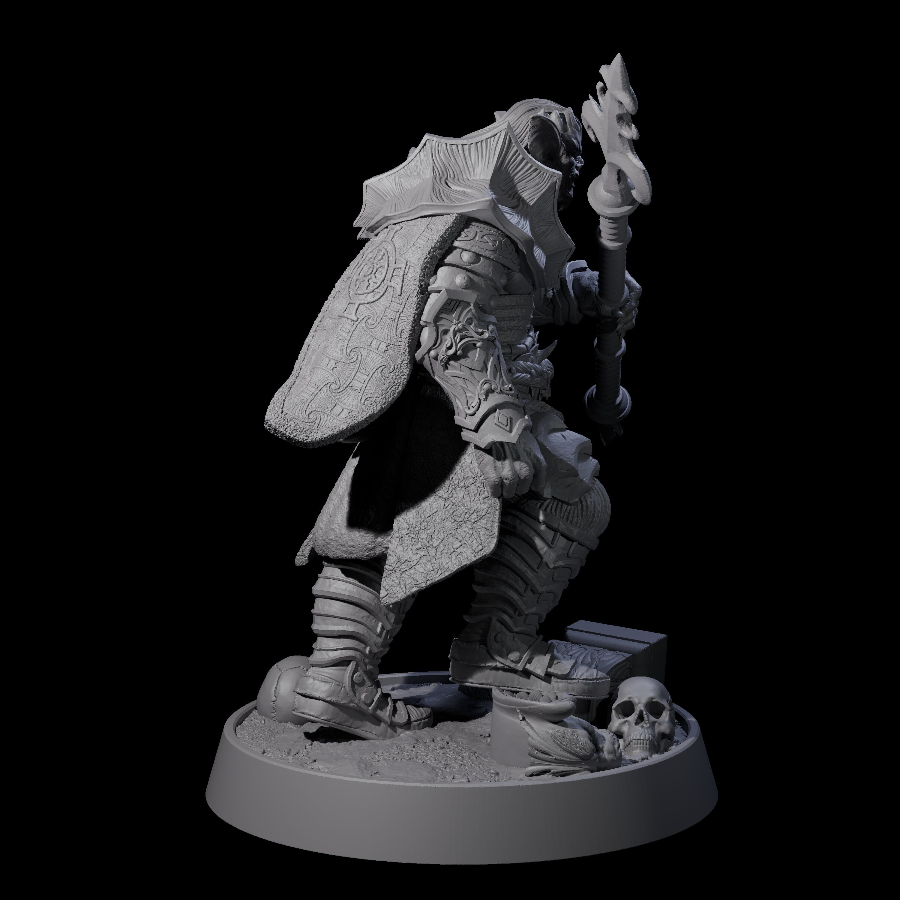 Halloween Foot Solider A Miniature for Dungeons and Dragons, Pathfinder or other TTRPGs