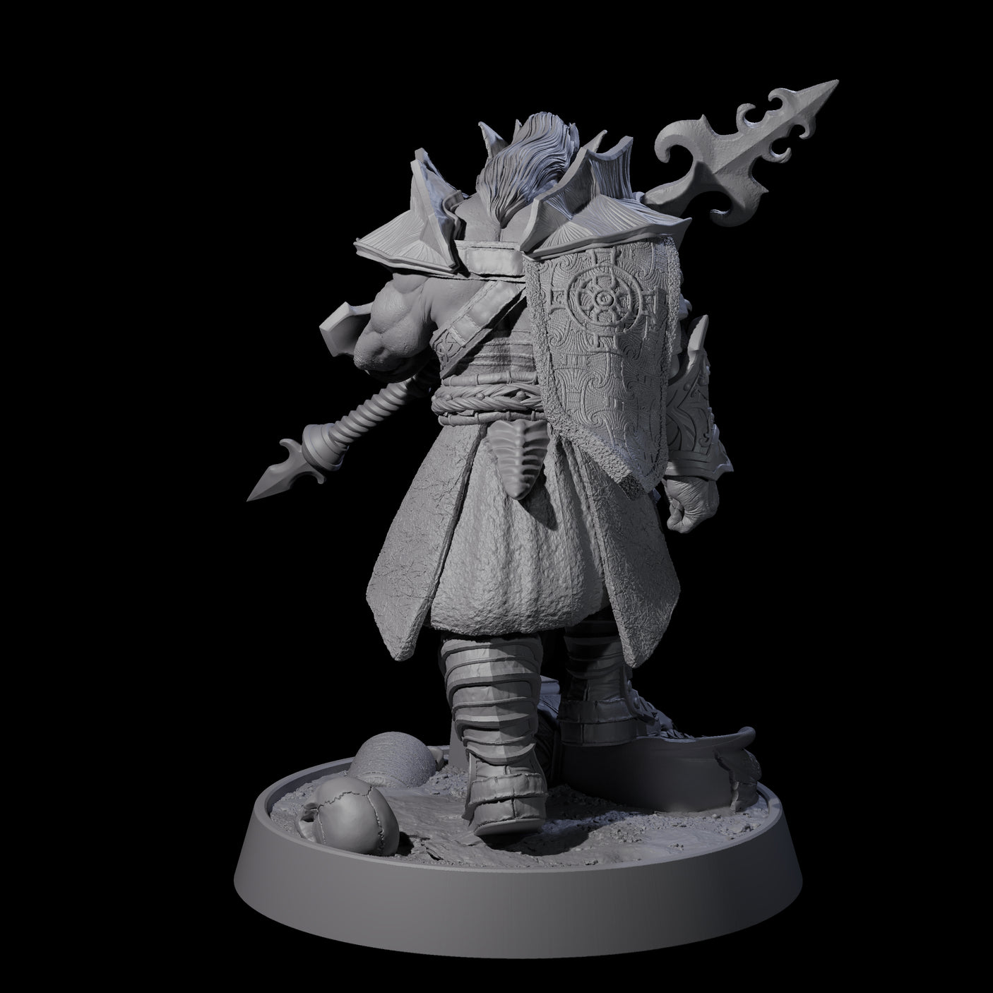 Halloween Foot Solider A Miniature for Dungeons and Dragons, Pathfinder or other TTRPGs