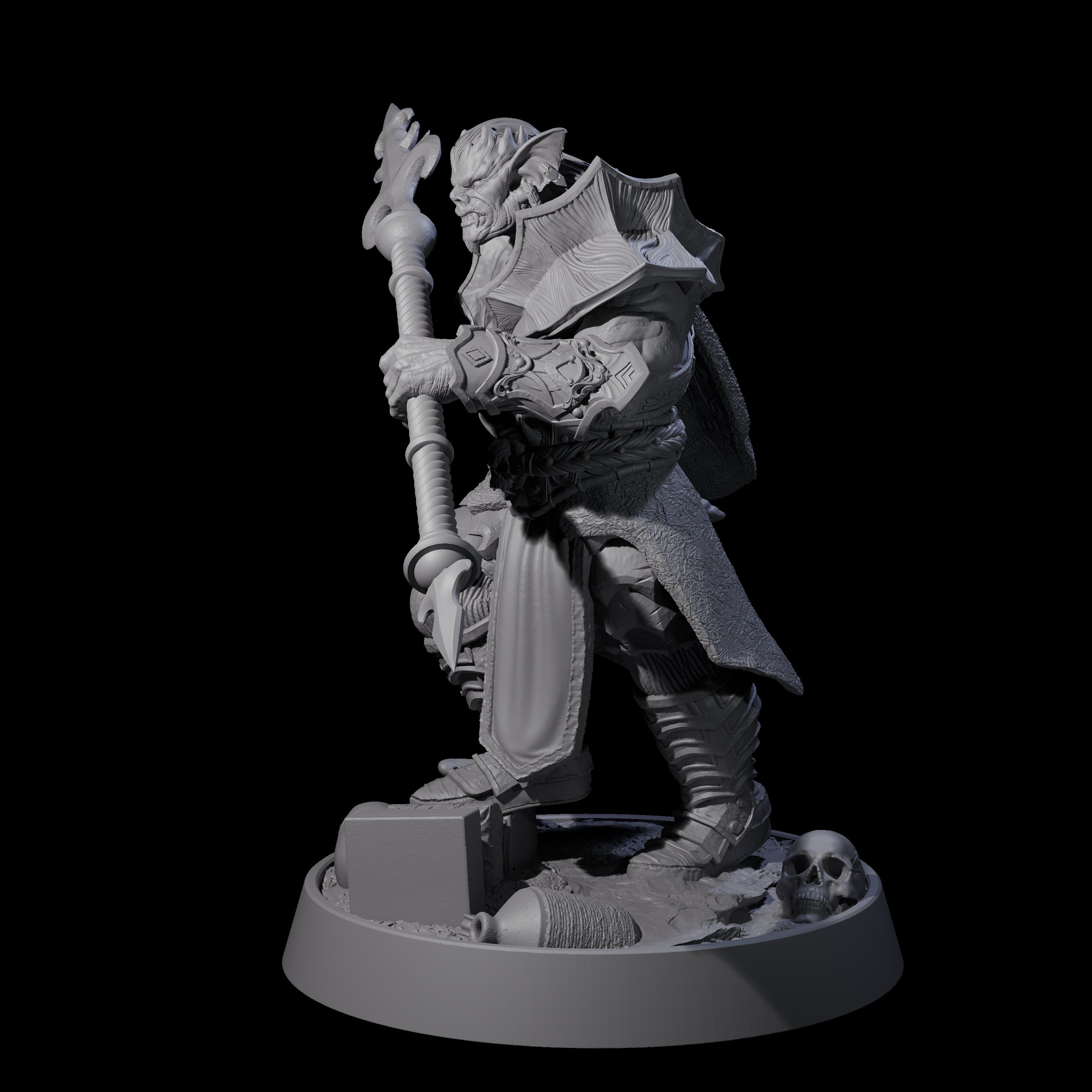 Halloween Foot Solider A Miniature for Dungeons and Dragons, Pathfinder or other TTRPGs