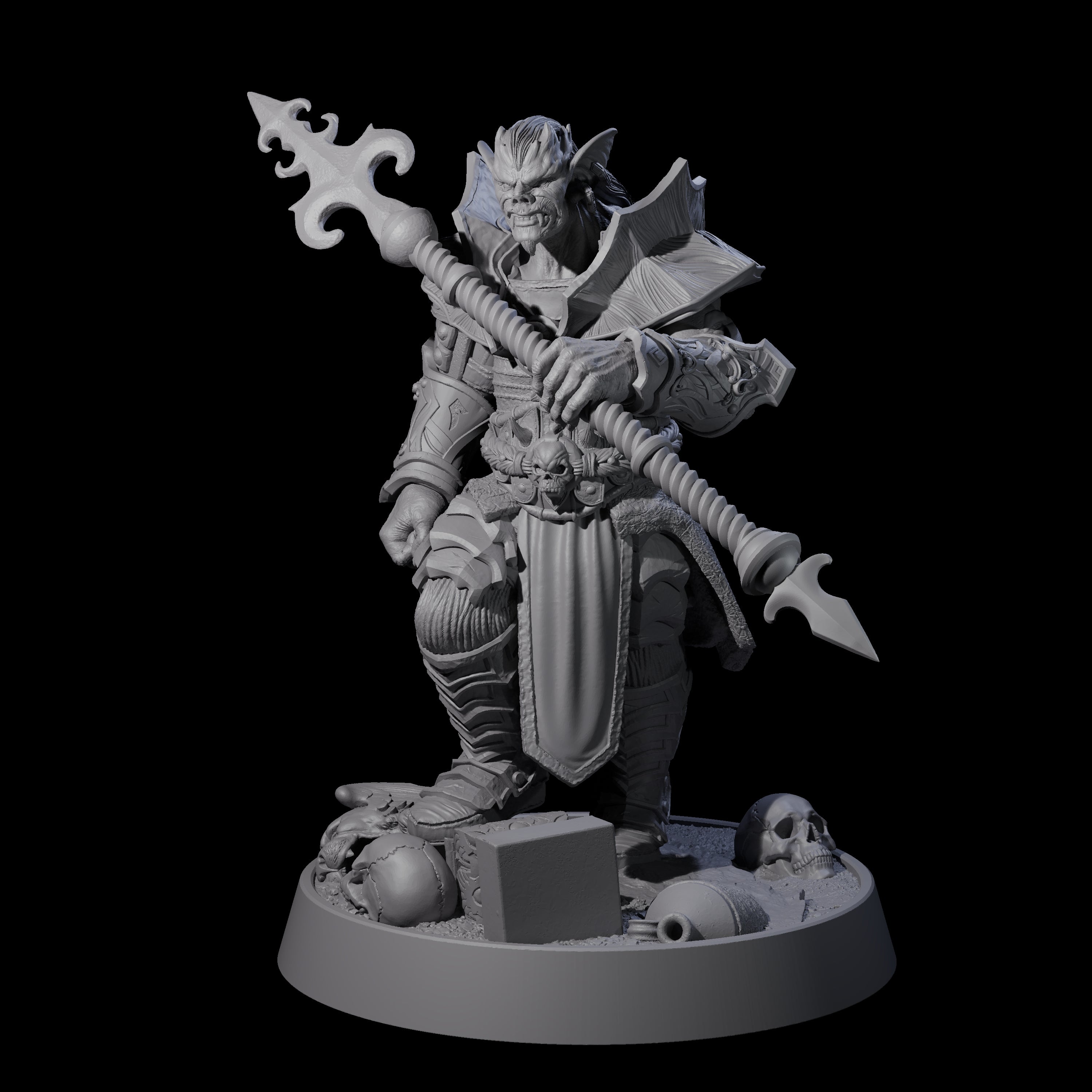 Halloween Foot Solider A Miniature for Dungeons and Dragons, Pathfinder or other TTRPGs