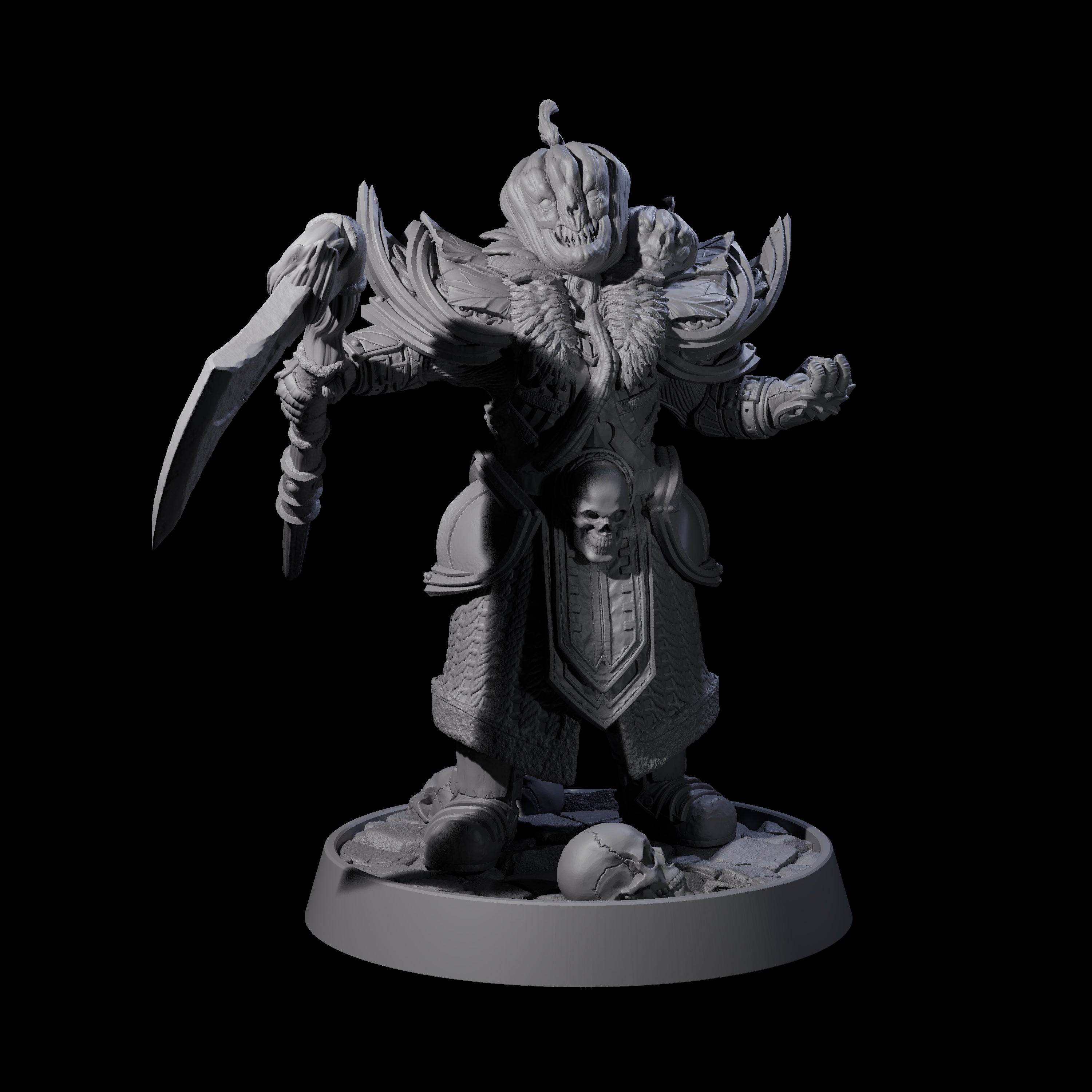 Halloween Foot Solider B Miniature for Dungeons and Dragons, Pathfinder or other TTRPGs