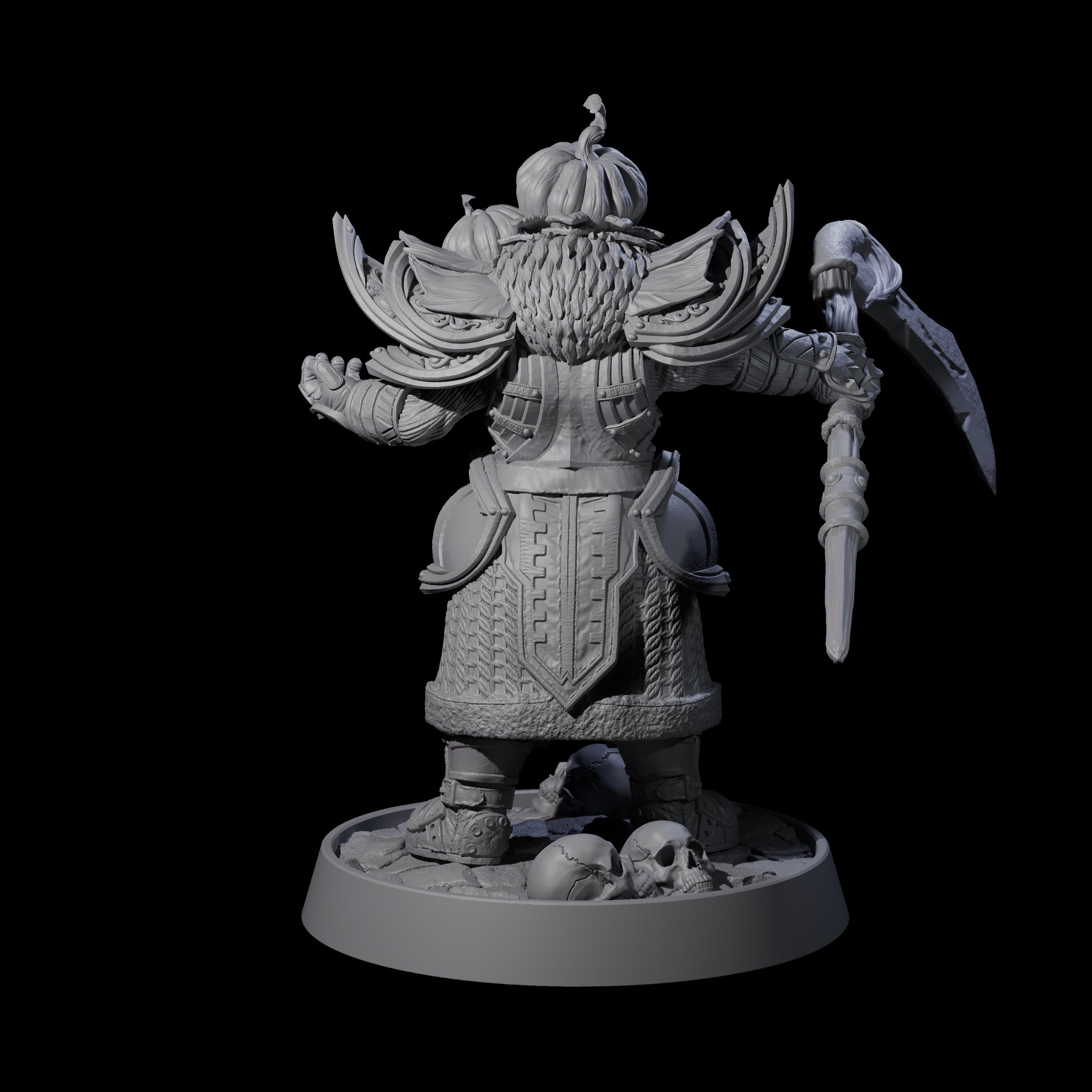 Halloween Foot Solider B Miniature for Dungeons and Dragons, Pathfinder or other TTRPGs