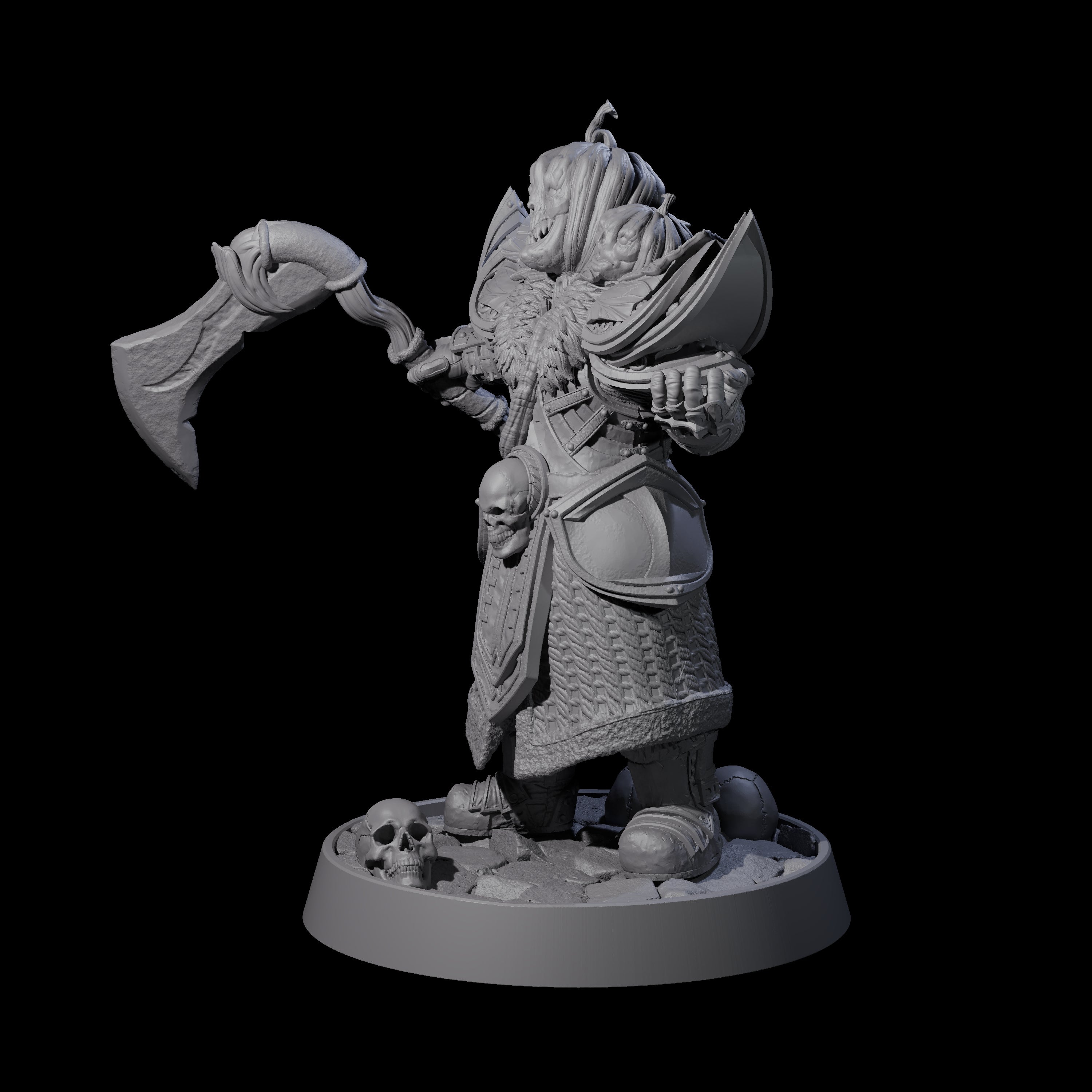 Halloween Foot Solider B Miniature for Dungeons and Dragons, Pathfinder or other TTRPGs