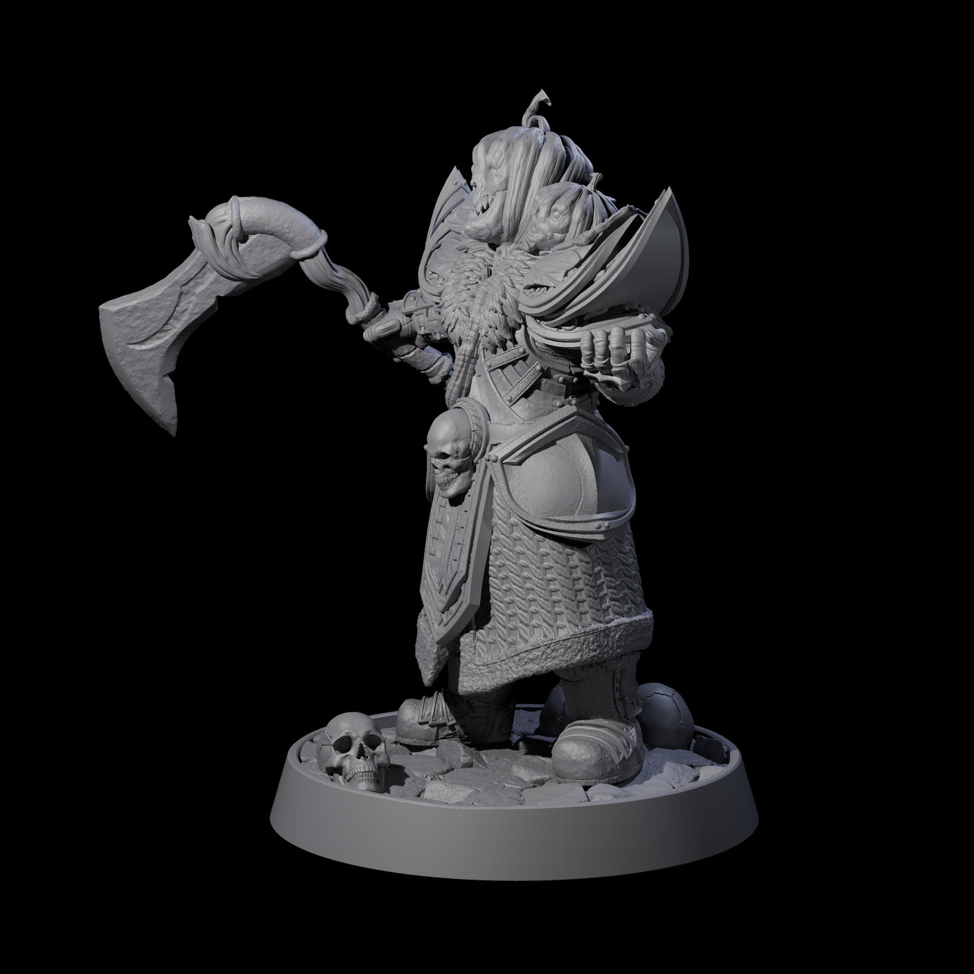 Halloween Foot Solider B Miniature for Dungeons and Dragons, Pathfinder or other TTRPGs