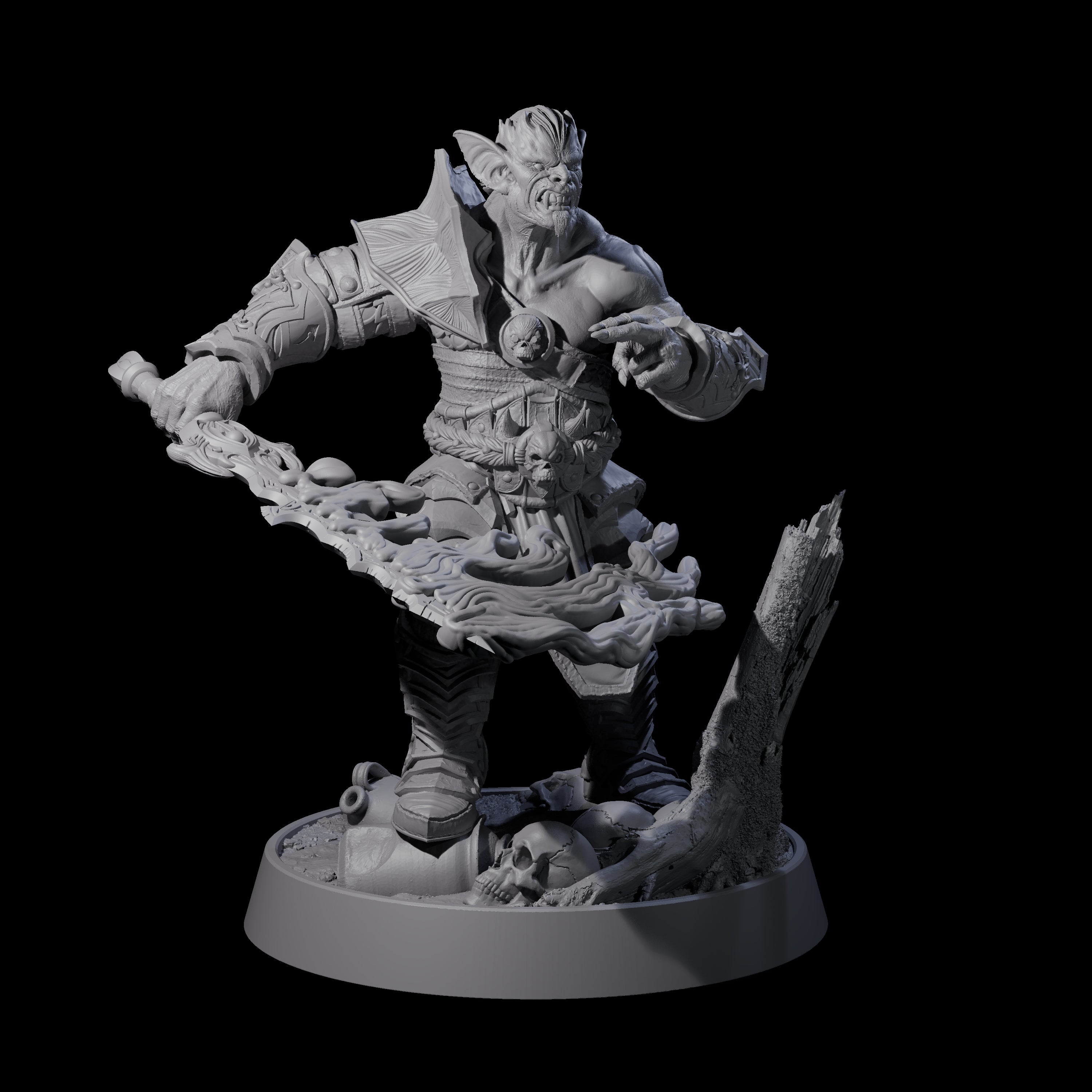 Halloween Foot Solider C Miniature for Dungeons and Dragons, Pathfinder or other TTRPGs