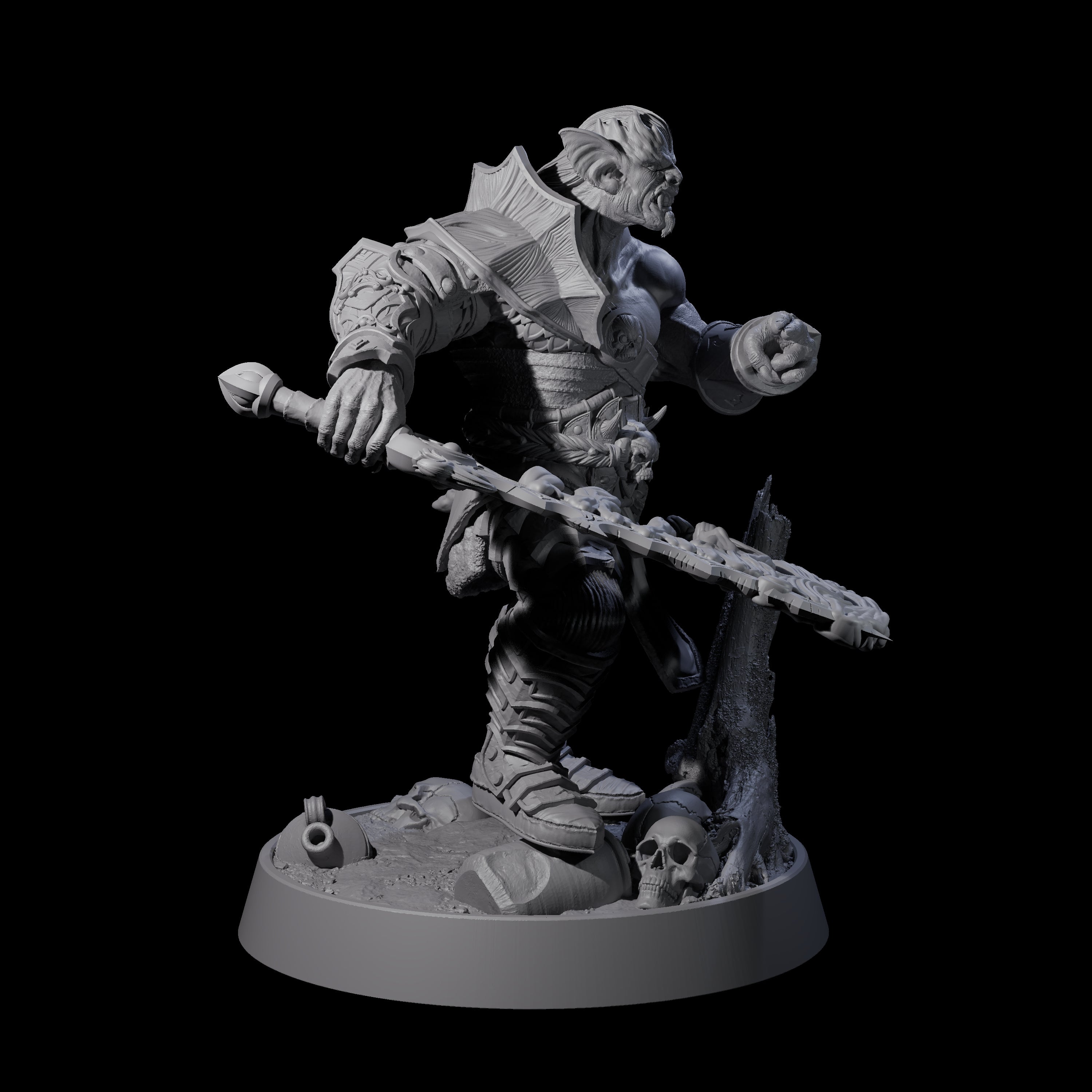 Halloween Foot Solider C Miniature for Dungeons and Dragons, Pathfinder or other TTRPGs