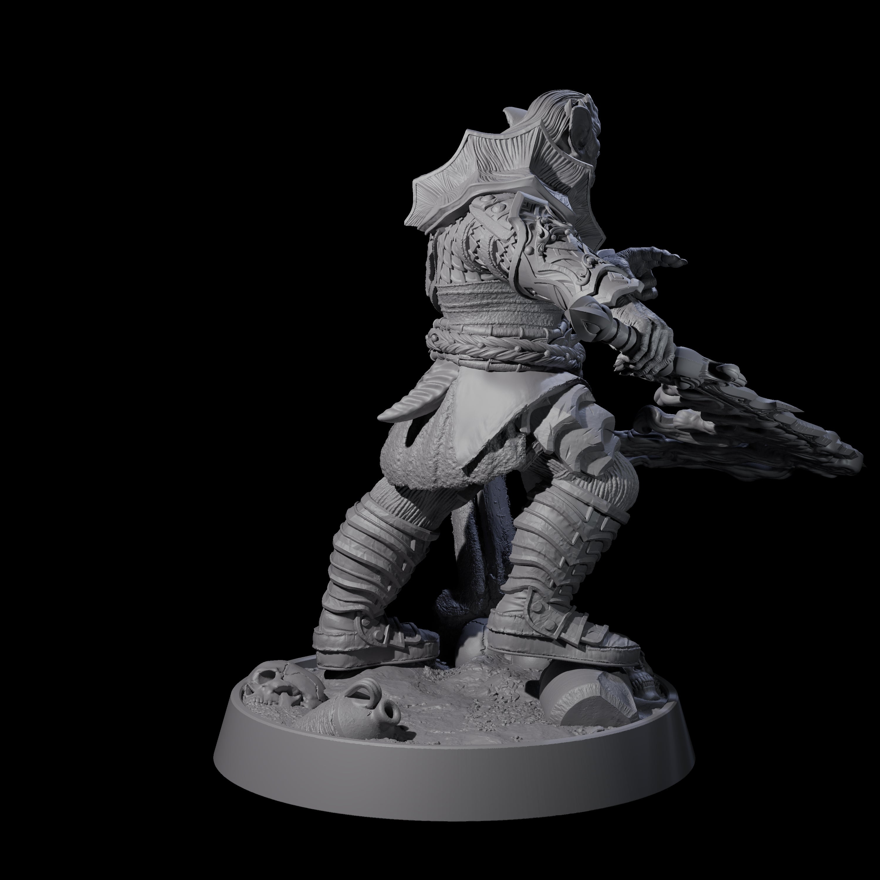 Halloween Foot Solider C Miniature for Dungeons and Dragons, Pathfinder or other TTRPGs