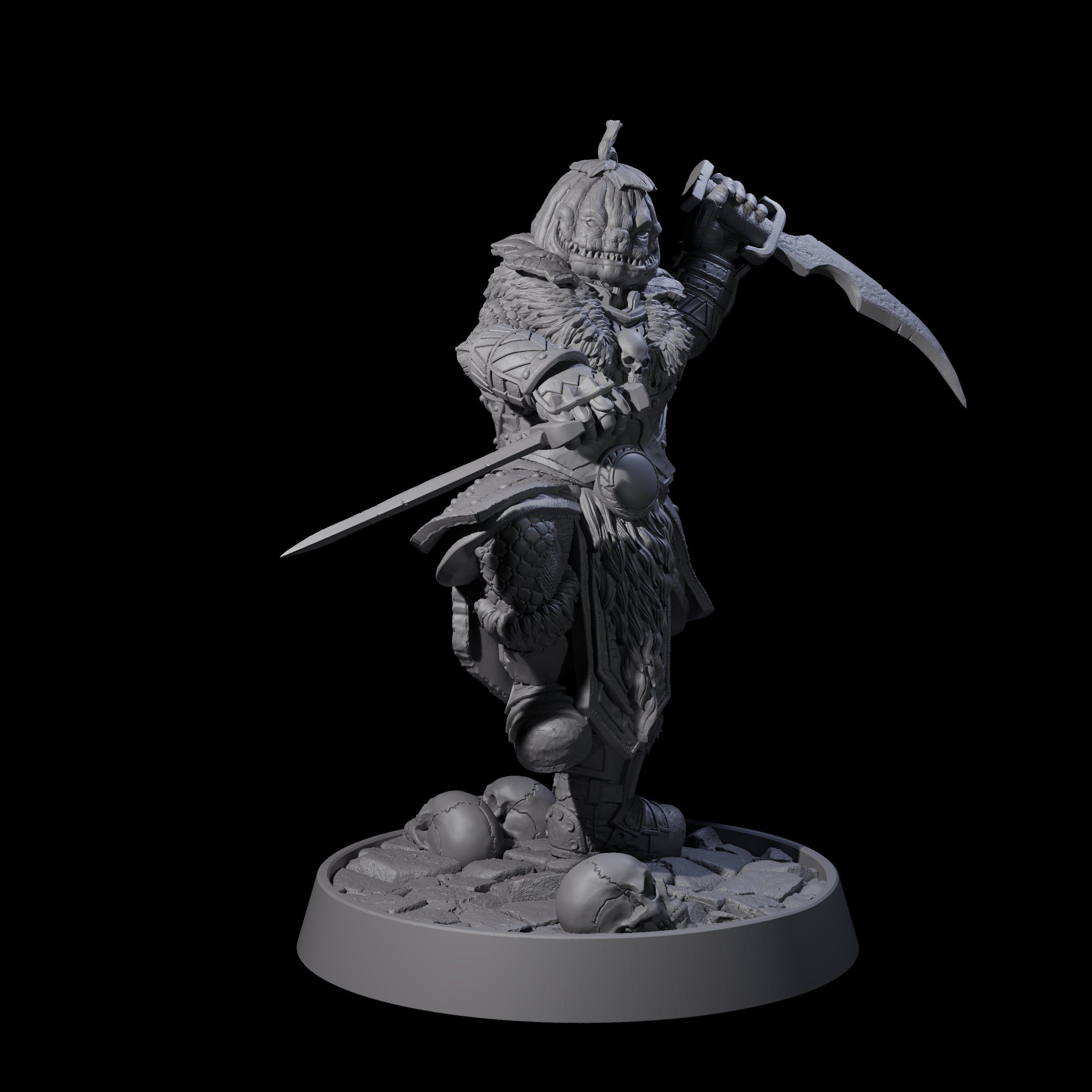 Halloween Foot Solider D Miniature for Dungeons and Dragons, Pathfinder or other TTRPGs