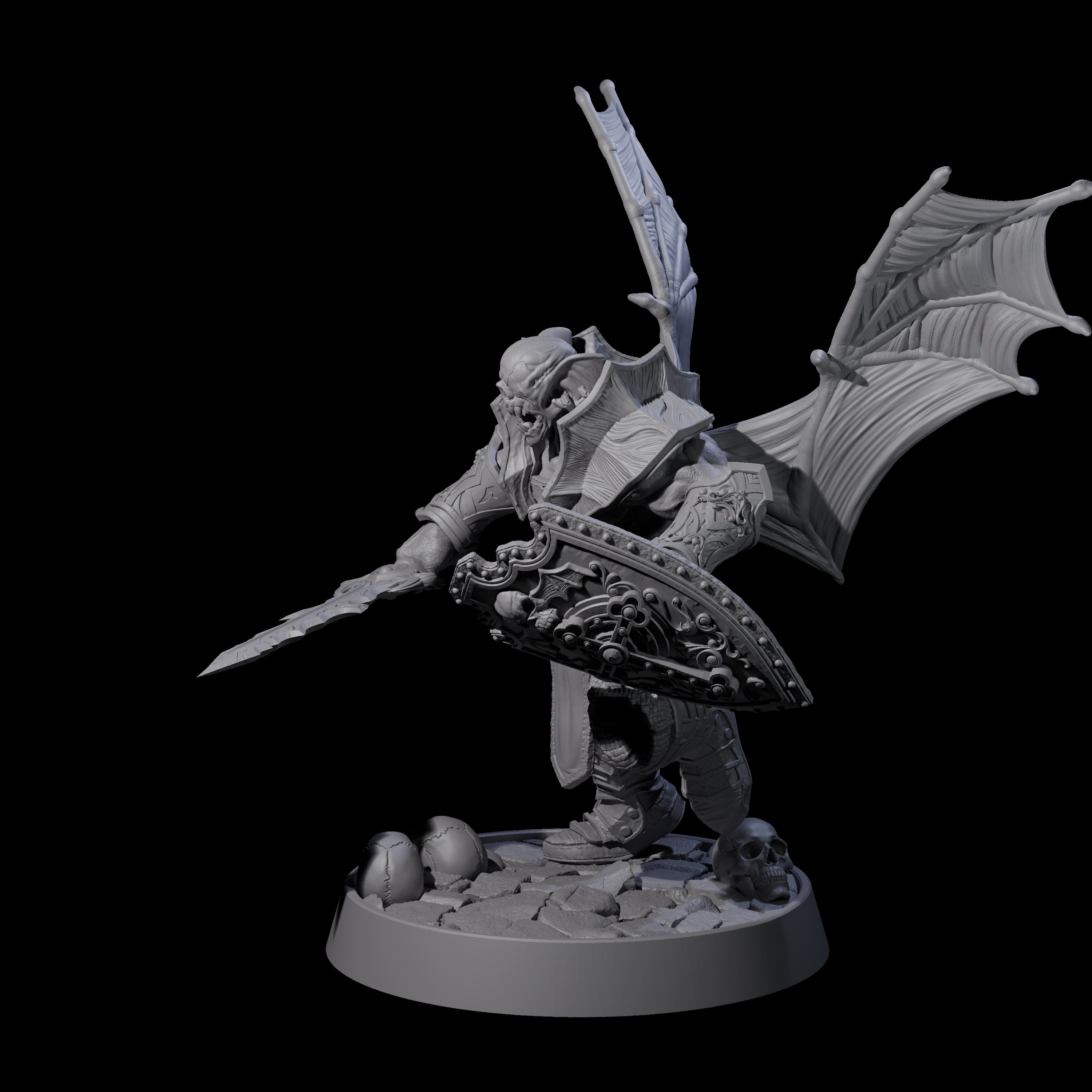 Halloween Foot Solider F Miniature for Dungeons and Dragons, Pathfinder or other TTRPGs