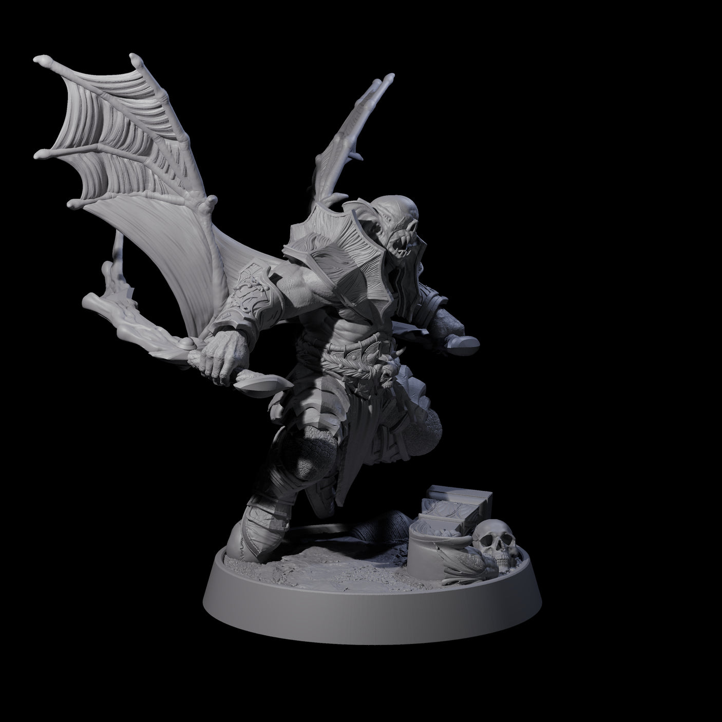 Halloween Foot Solider I Miniature for Dungeons and Dragons, Pathfinder or other TTRPGs