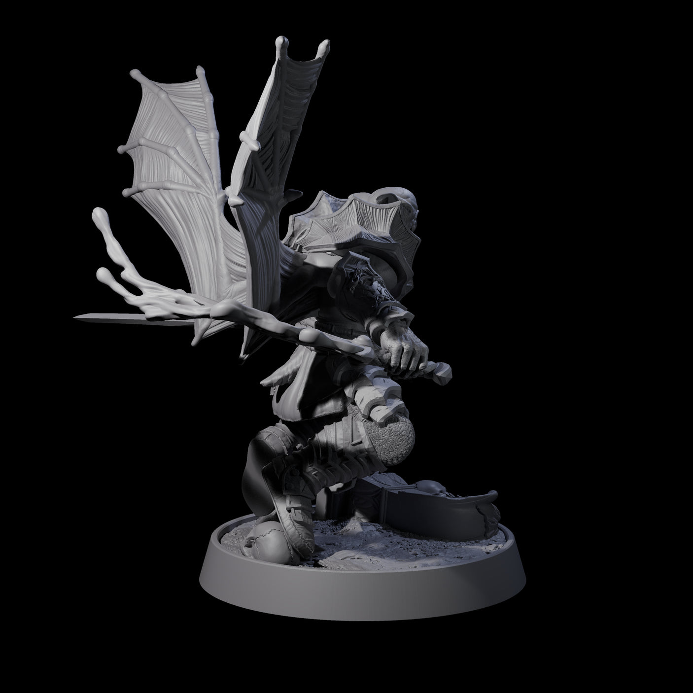 Halloween Foot Solider I Miniature for Dungeons and Dragons, Pathfinder or other TTRPGs
