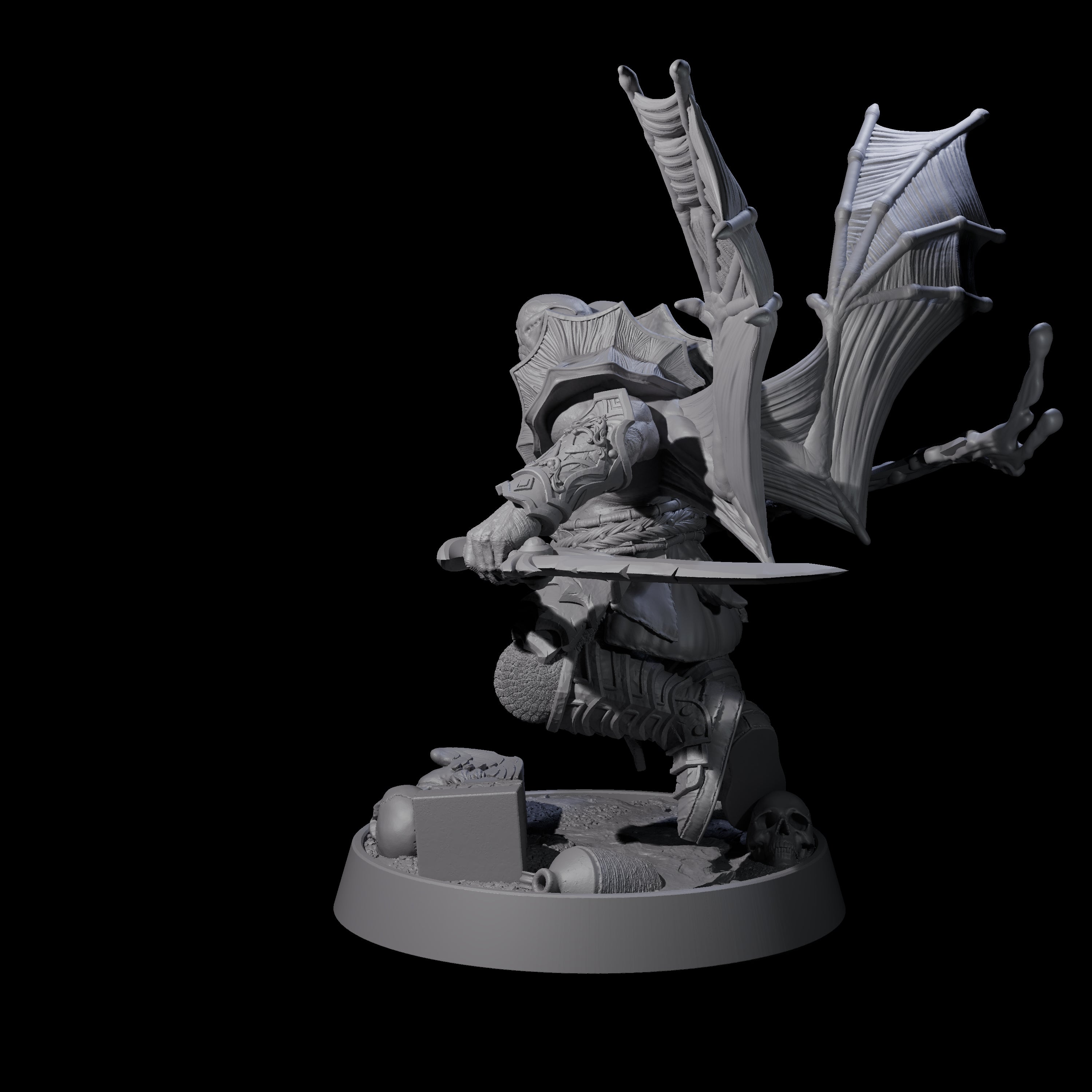 Halloween Foot Solider I Miniature for Dungeons and Dragons, Pathfinder or other TTRPGs