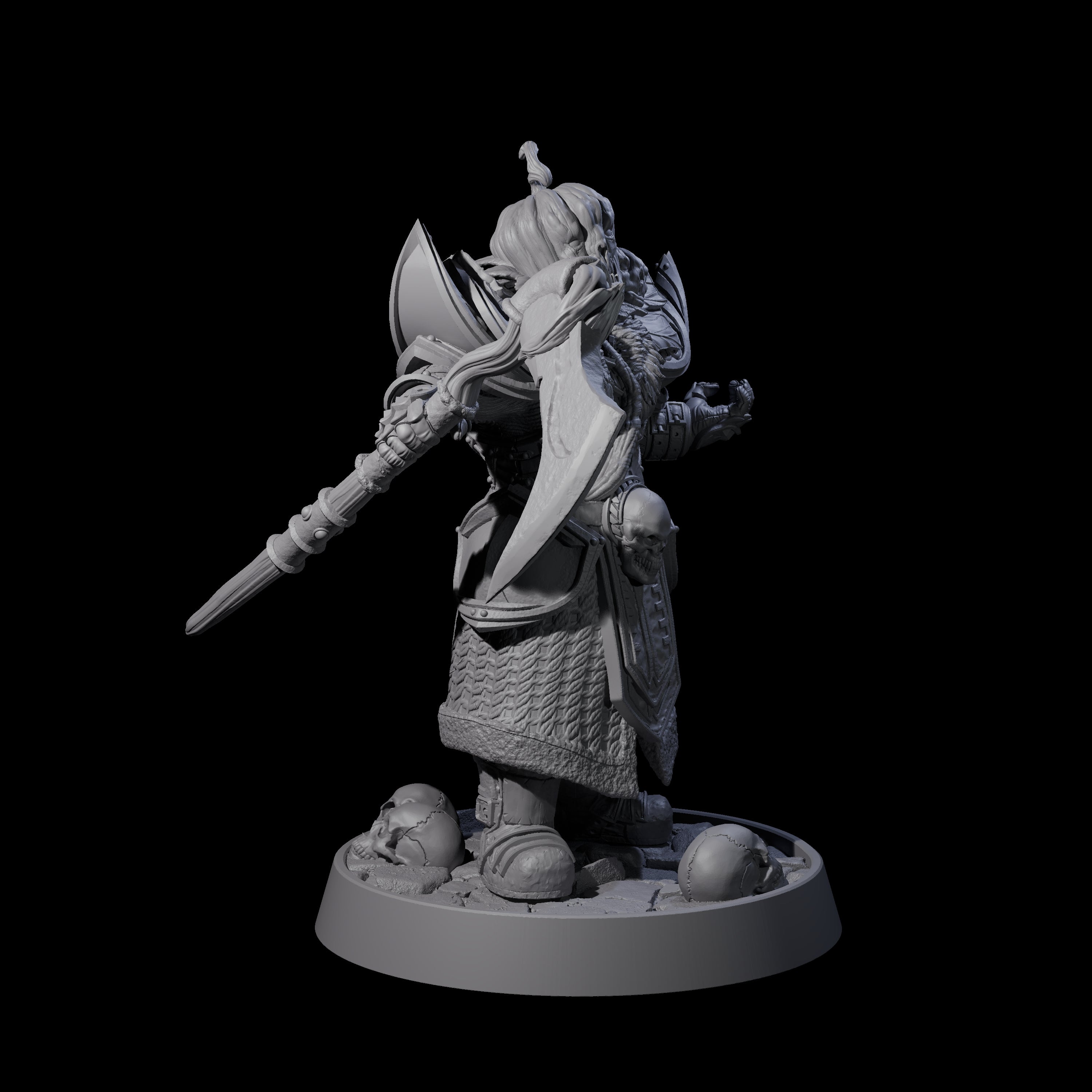 Halloween Foot Solider M Miniature for Dungeons and Dragons, Pathfinder or other TTRPGs