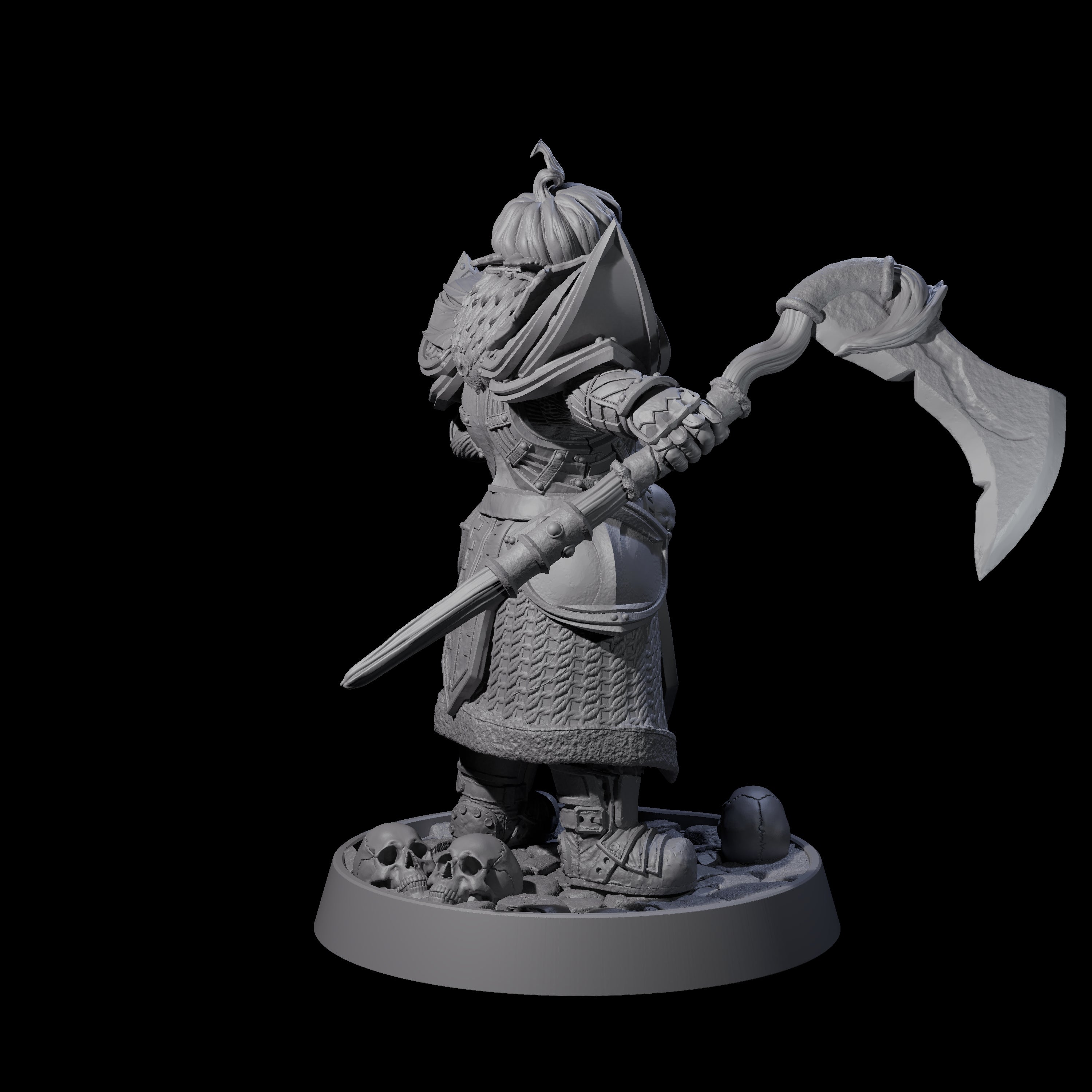 Halloween Foot Solider M Miniature for Dungeons and Dragons, Pathfinder or other TTRPGs