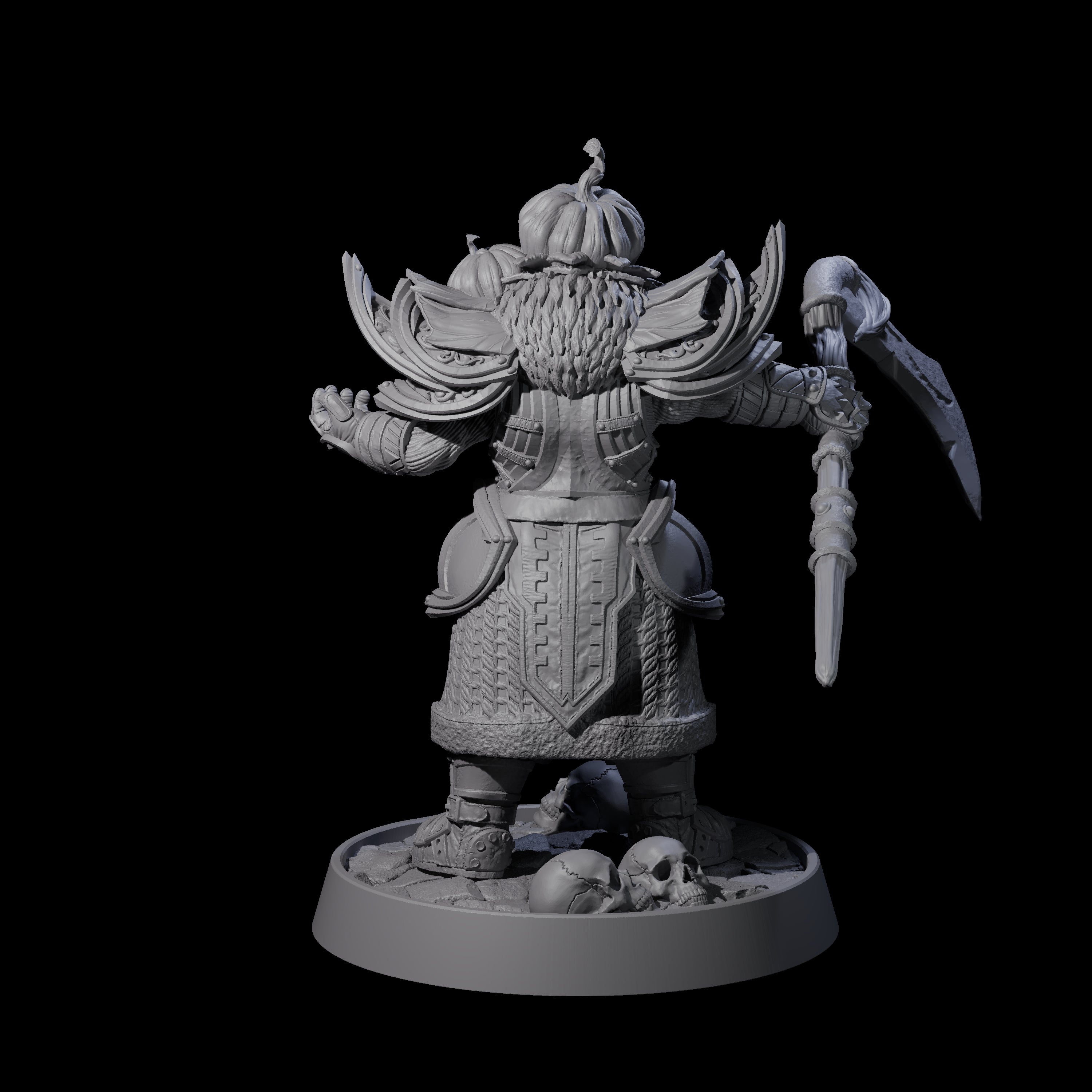 Halloween Foot Solider M Miniature for Dungeons and Dragons, Pathfinder or other TTRPGs