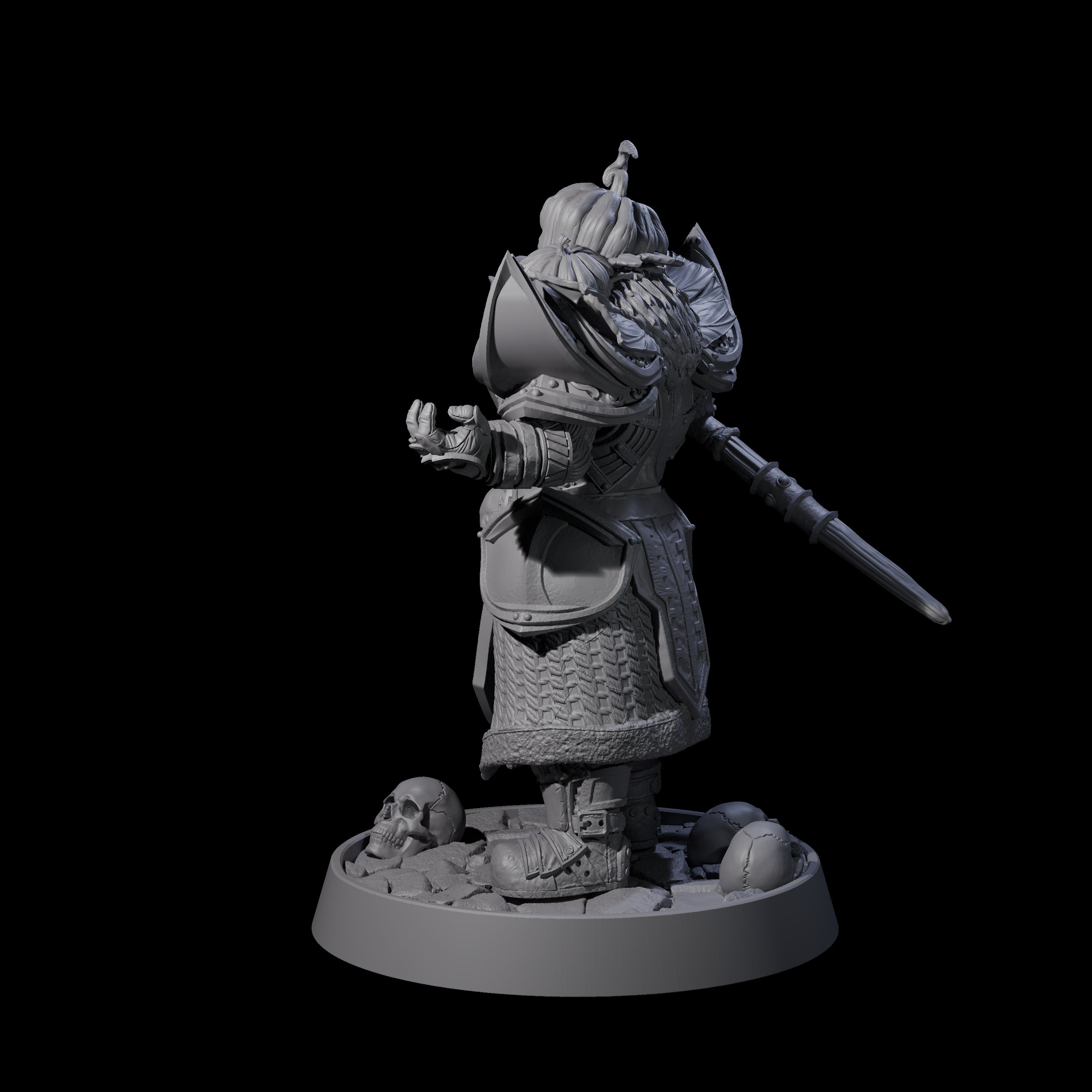 Halloween Foot Solider M Miniature for Dungeons and Dragons, Pathfinder or other TTRPGs