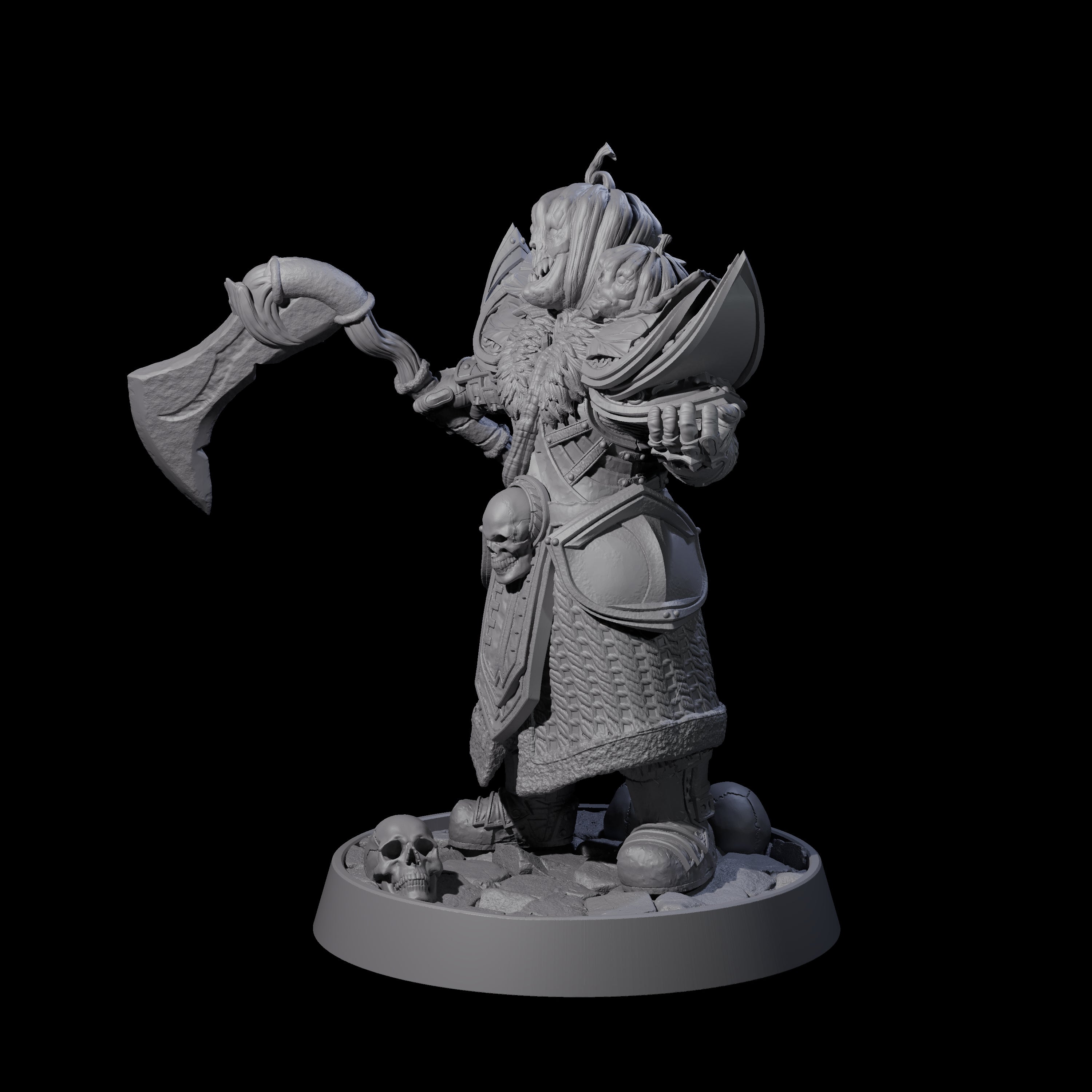 Halloween Foot Solider M Miniature for Dungeons and Dragons, Pathfinder or other TTRPGs