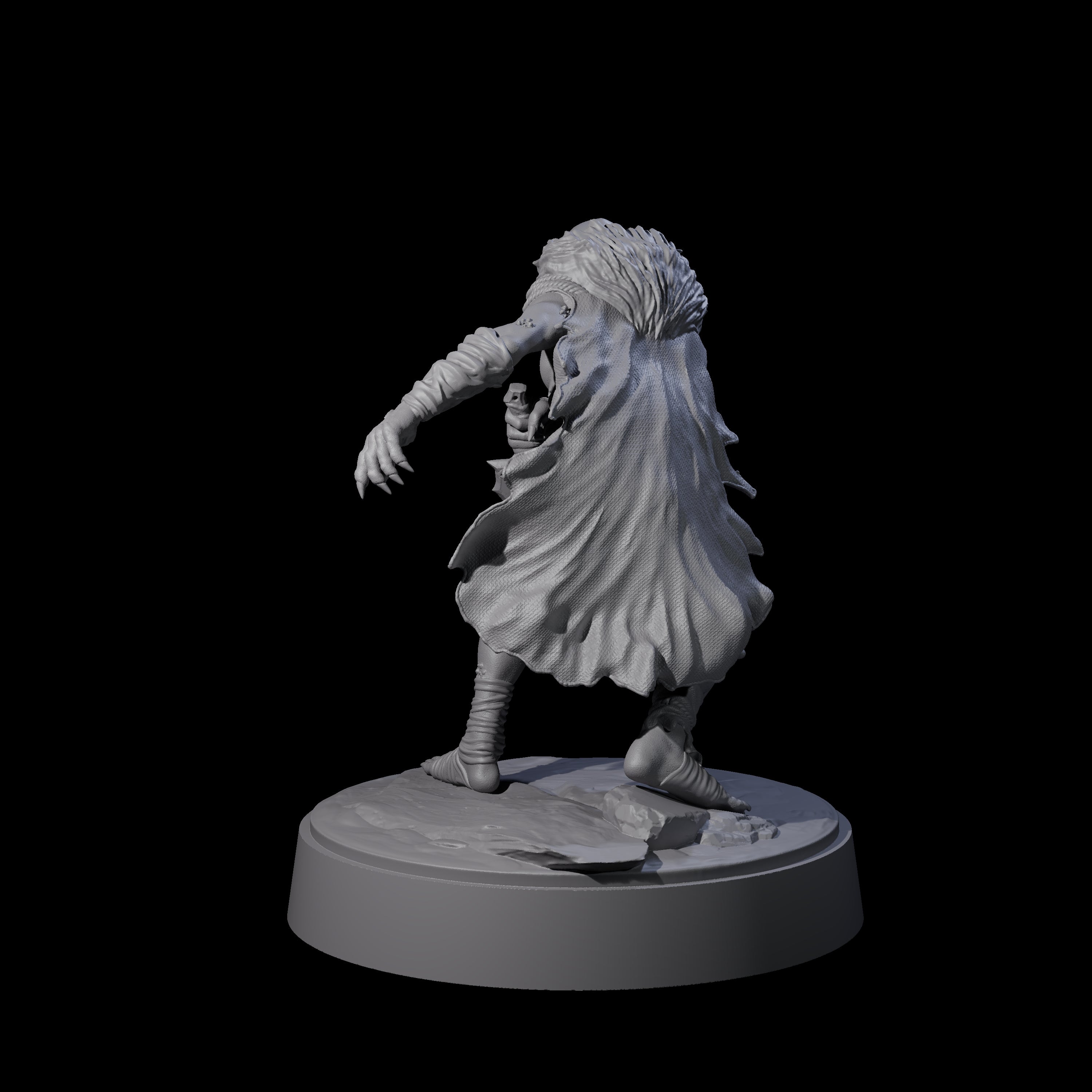 Hardy Goblin Scavenger A Miniature for Dungeons and Dragons, Pathfinder or other TTRPGs
