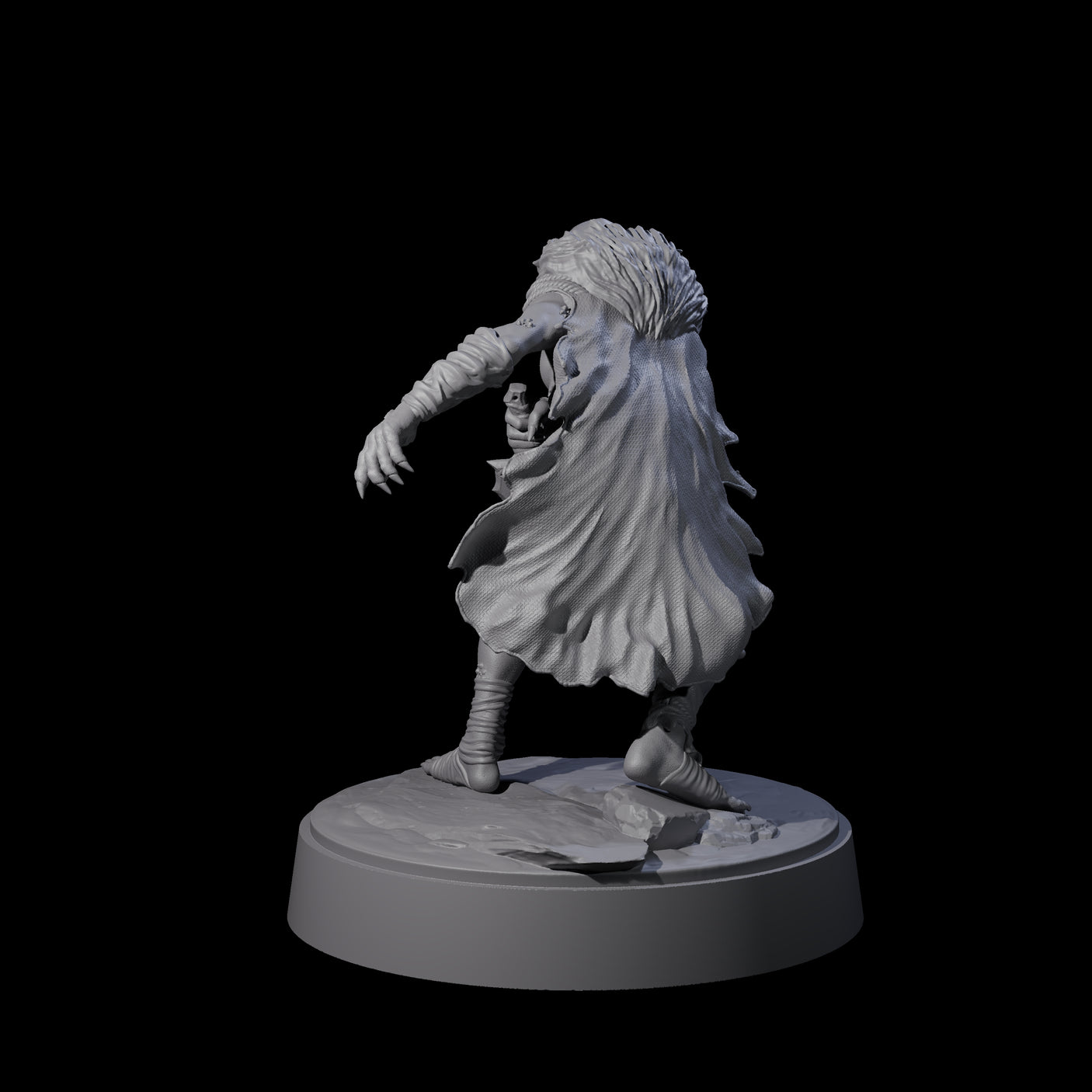 Hardy Goblin Scavenger A Miniature for Dungeons and Dragons, Pathfinder or other TTRPGs