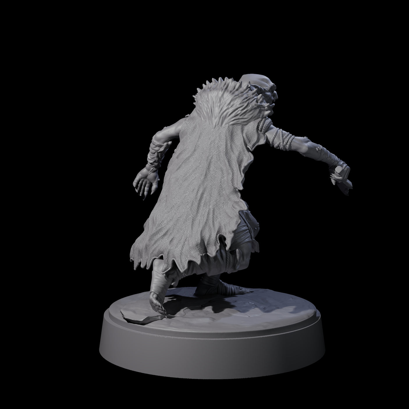 Hardy Goblin Scavenger C Miniature for Dungeons and Dragons, Pathfinder or other TTRPGs