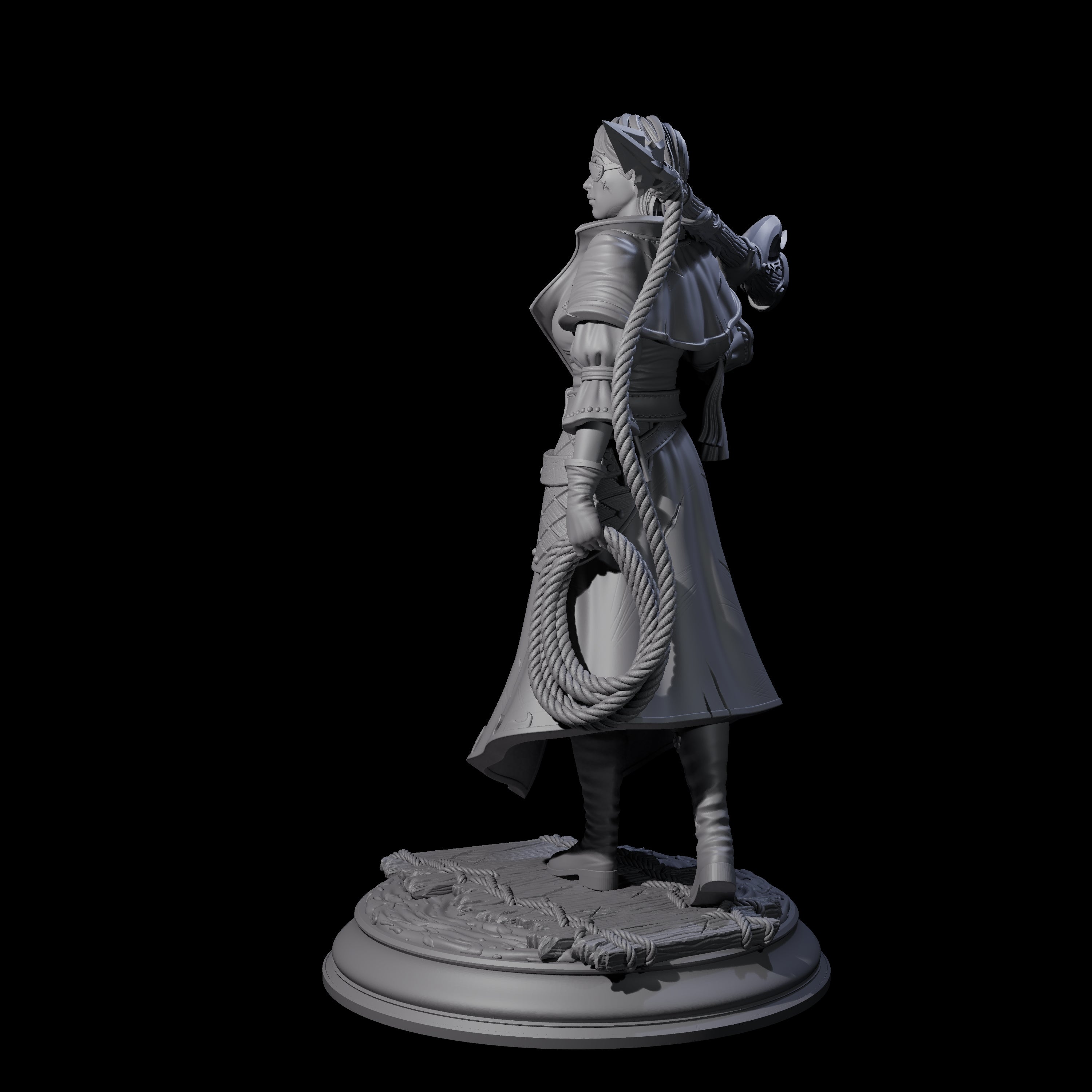 Harpoon Sharpshooter Miniature for Dungeons and Dragons, Pathfinder or other TTRPGs