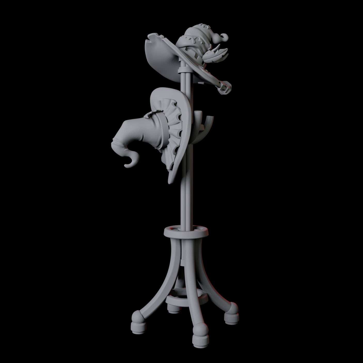 Hat Rack Miniature for Dungeons and Dragons, Pathfinder or other TTRPGs