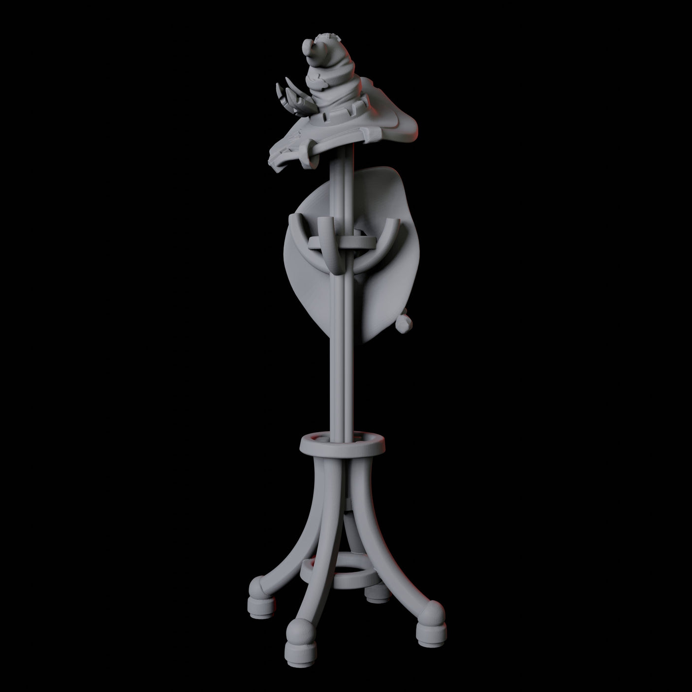 Hat Rack Miniature for Dungeons and Dragons, Pathfinder or other TTRPGs