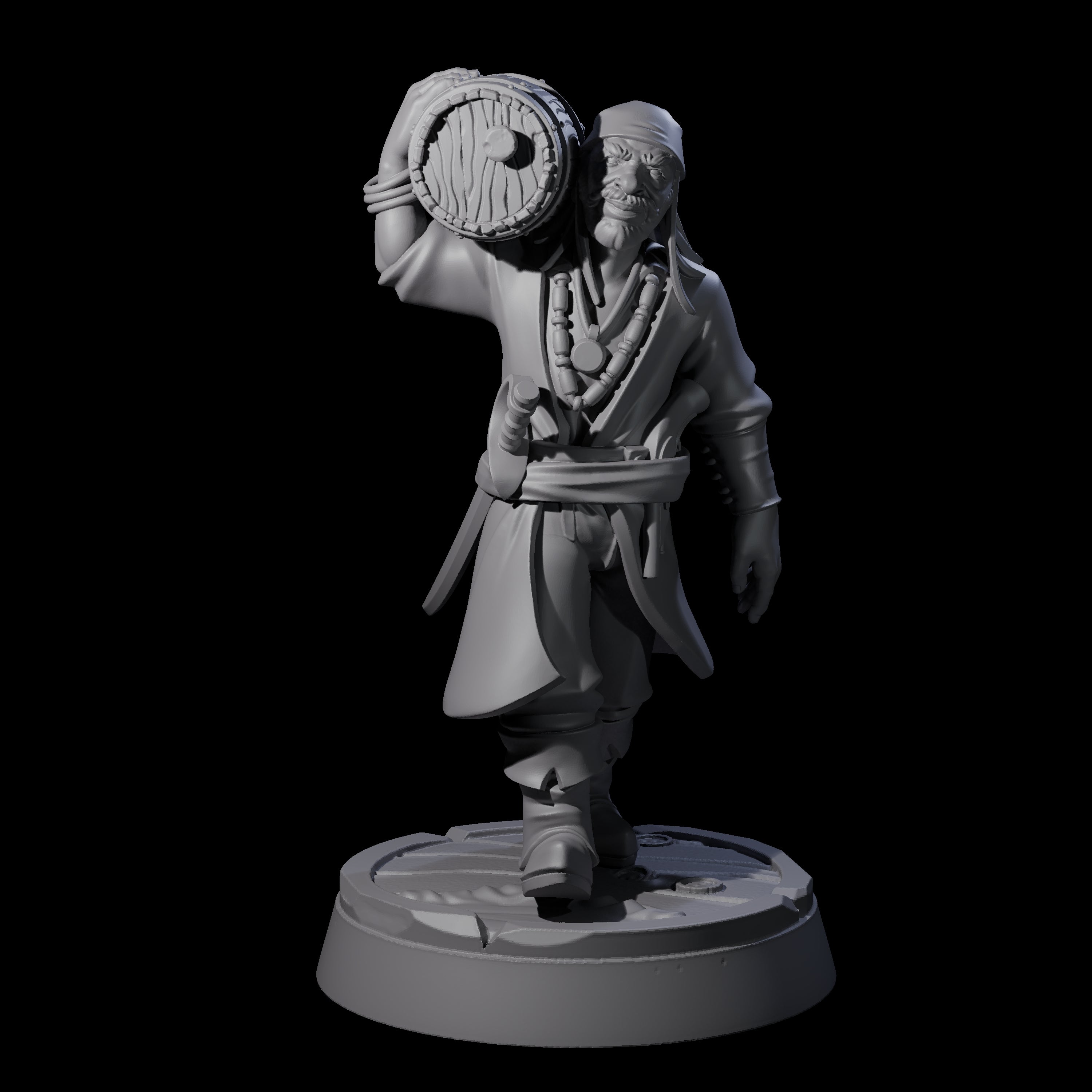 Hauling Human Sailor Miniature for Dungeons and Dragons, Pathfinder or other TTRPGs