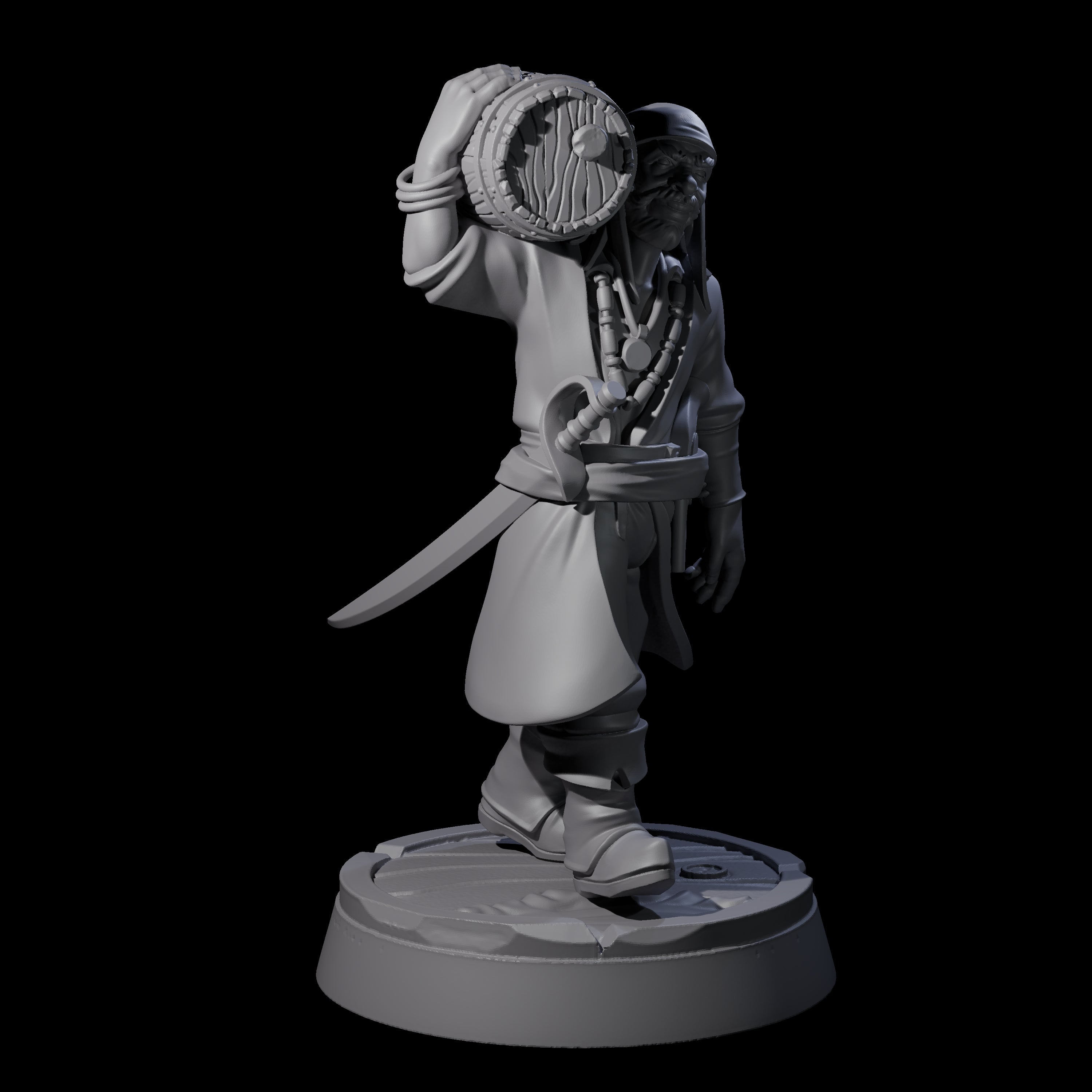 Hauling Human Sailor Miniature for Dungeons and Dragons, Pathfinder or other TTRPGs