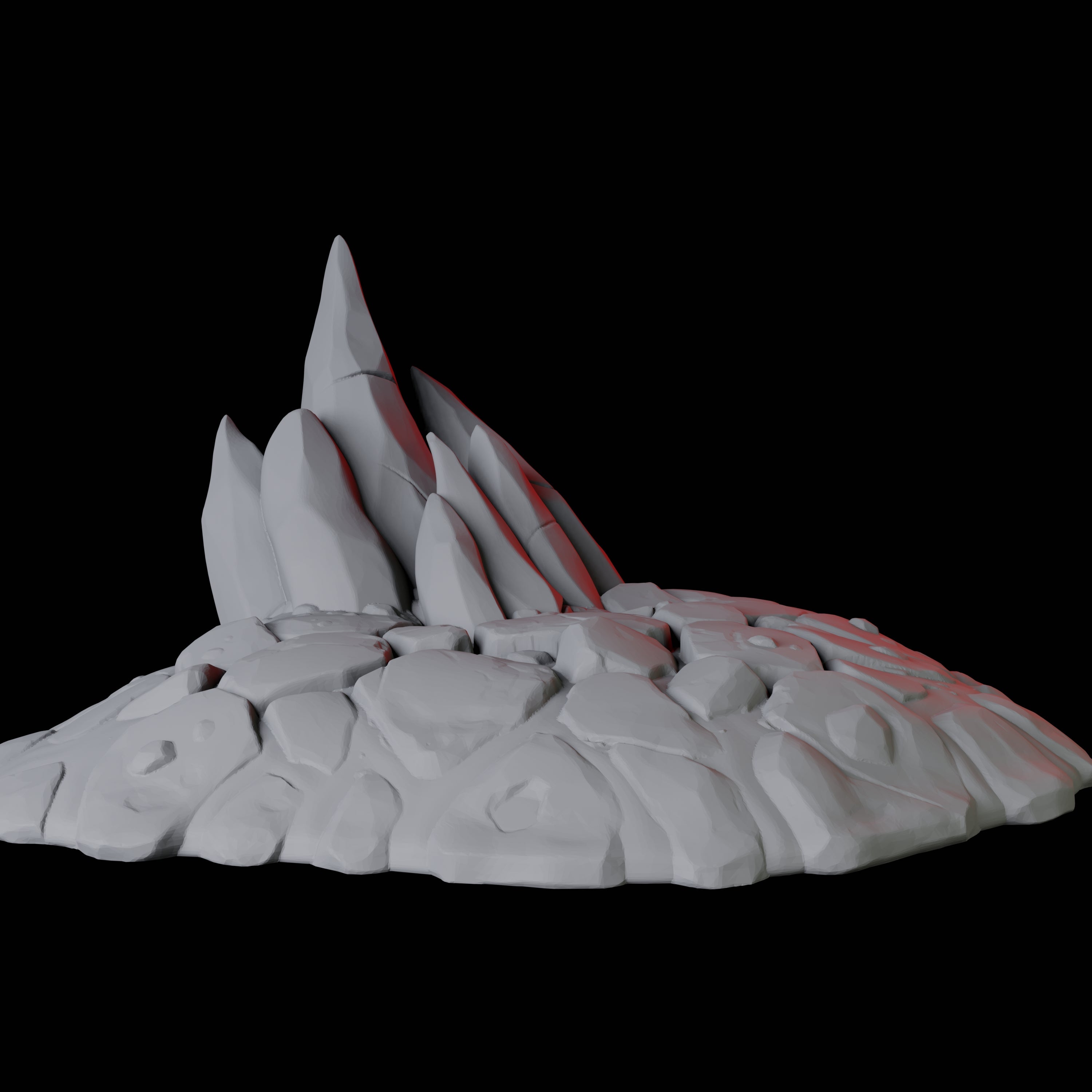 Hellscape Terrain Piece A Miniature for Dungeons and Dragons, Pathfinder or other TTRPGs