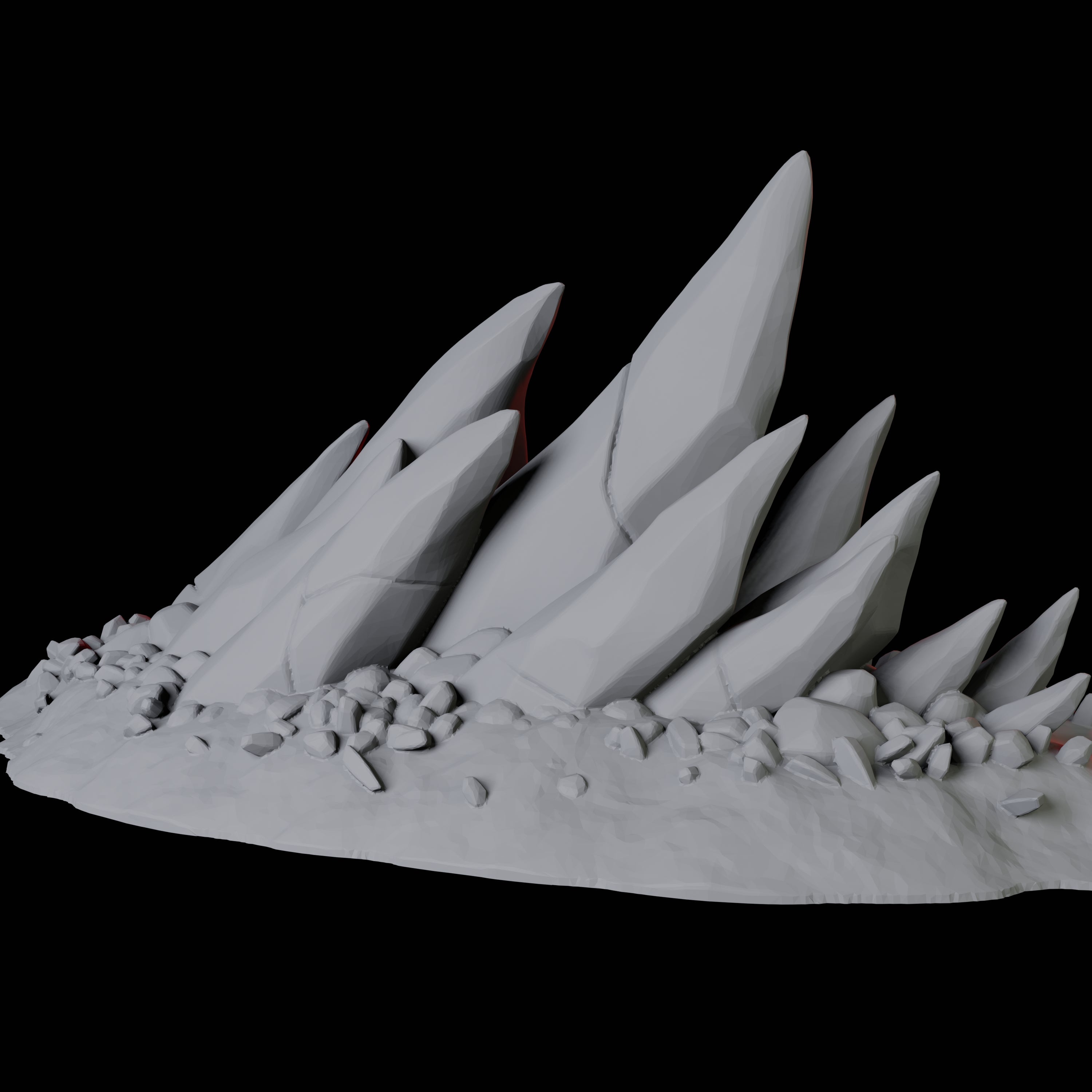 Hellscape Terrain Piece B Miniature for Dungeons and Dragons, Pathfinder or other TTRPGs