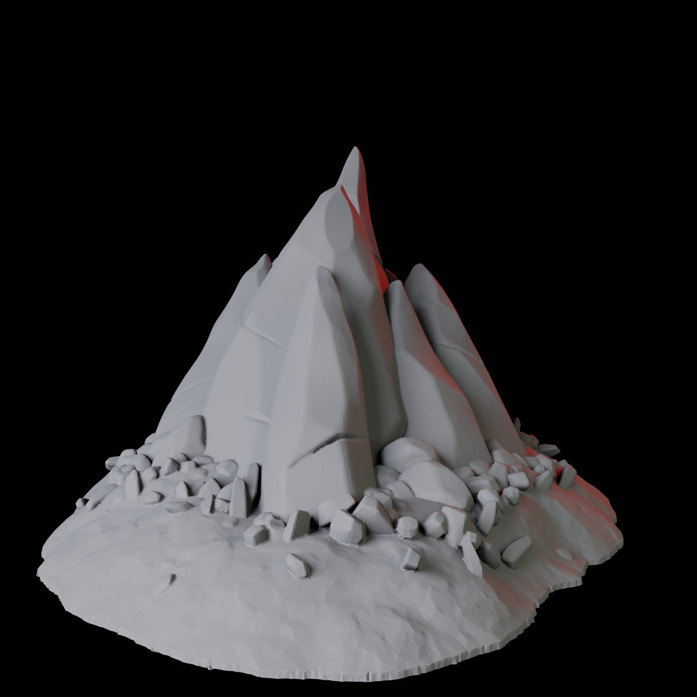 Hellscape Terrain Piece B Miniature for Dungeons and Dragons, Pathfinder or other TTRPGs