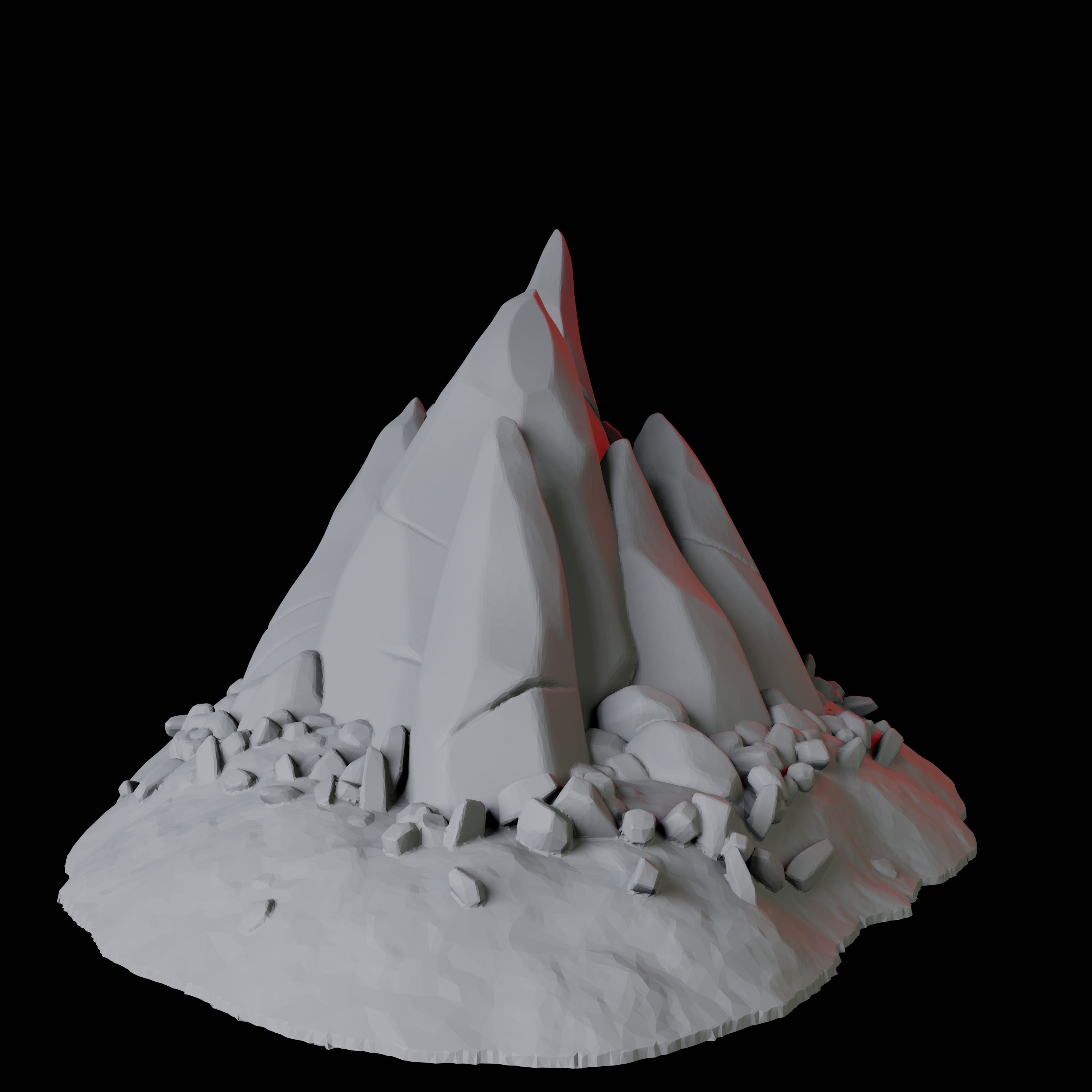 Hellscape Terrain Piece B Miniature for Dungeons and Dragons, Pathfinder or other TTRPGs