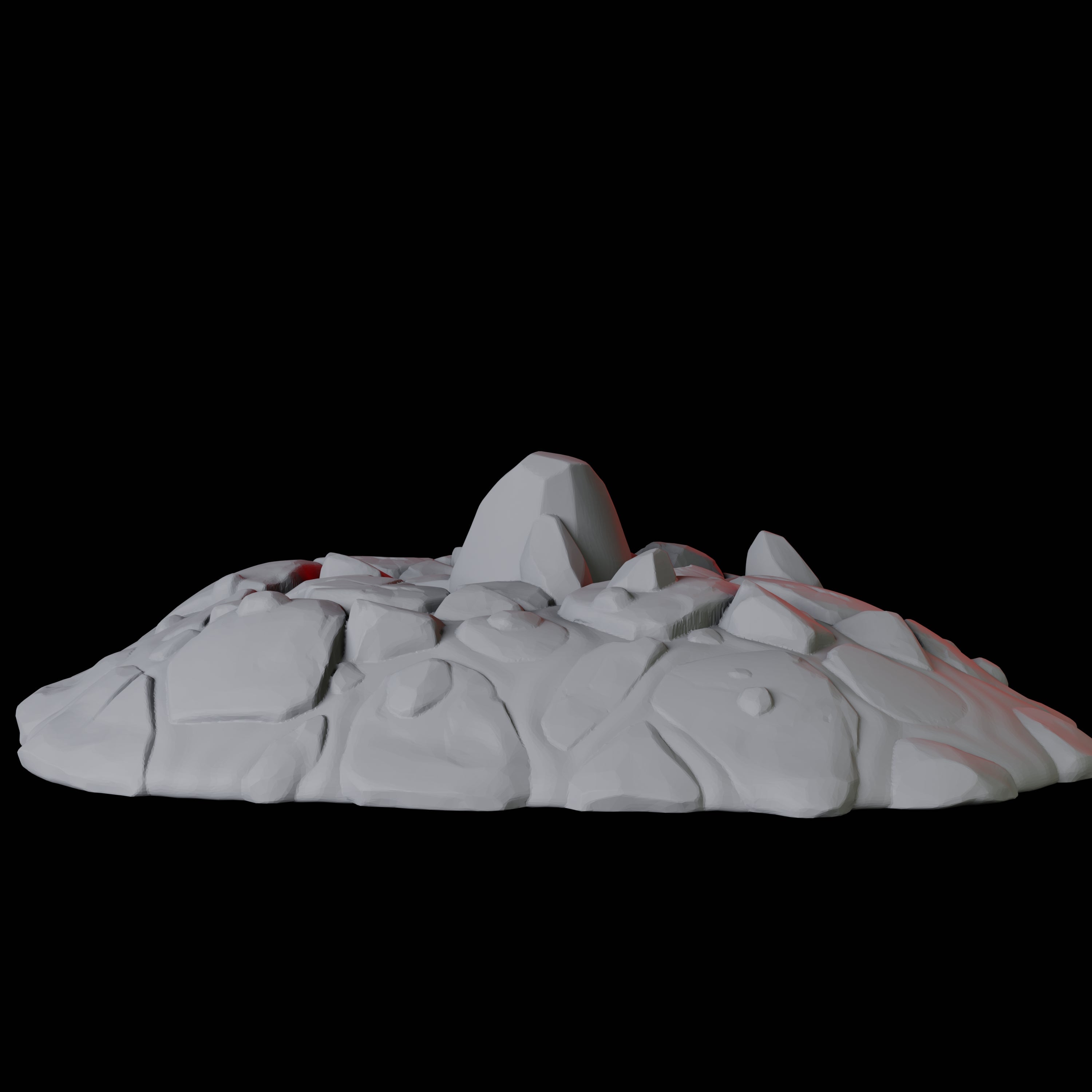 Hellscape Terrain Piece C Miniature for Dungeons and Dragons, Pathfinder or other TTRPGs