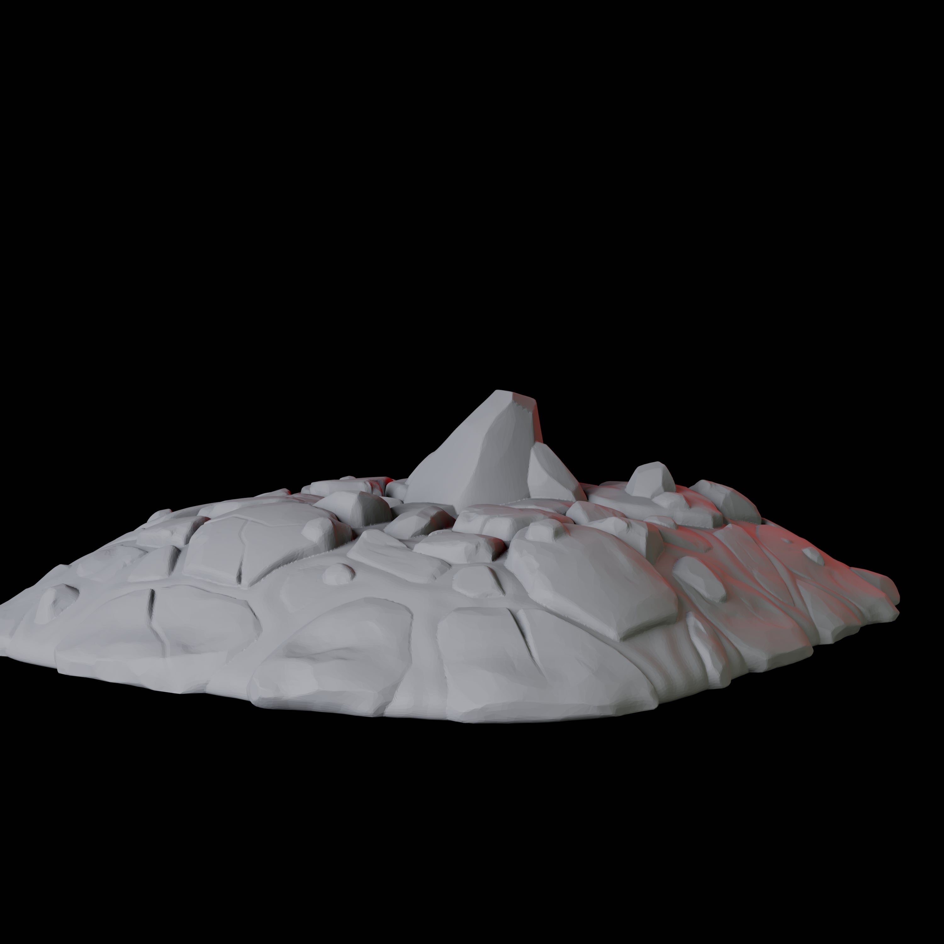 Hellscape Terrain Piece C Miniature for Dungeons and Dragons, Pathfinder or other TTRPGs