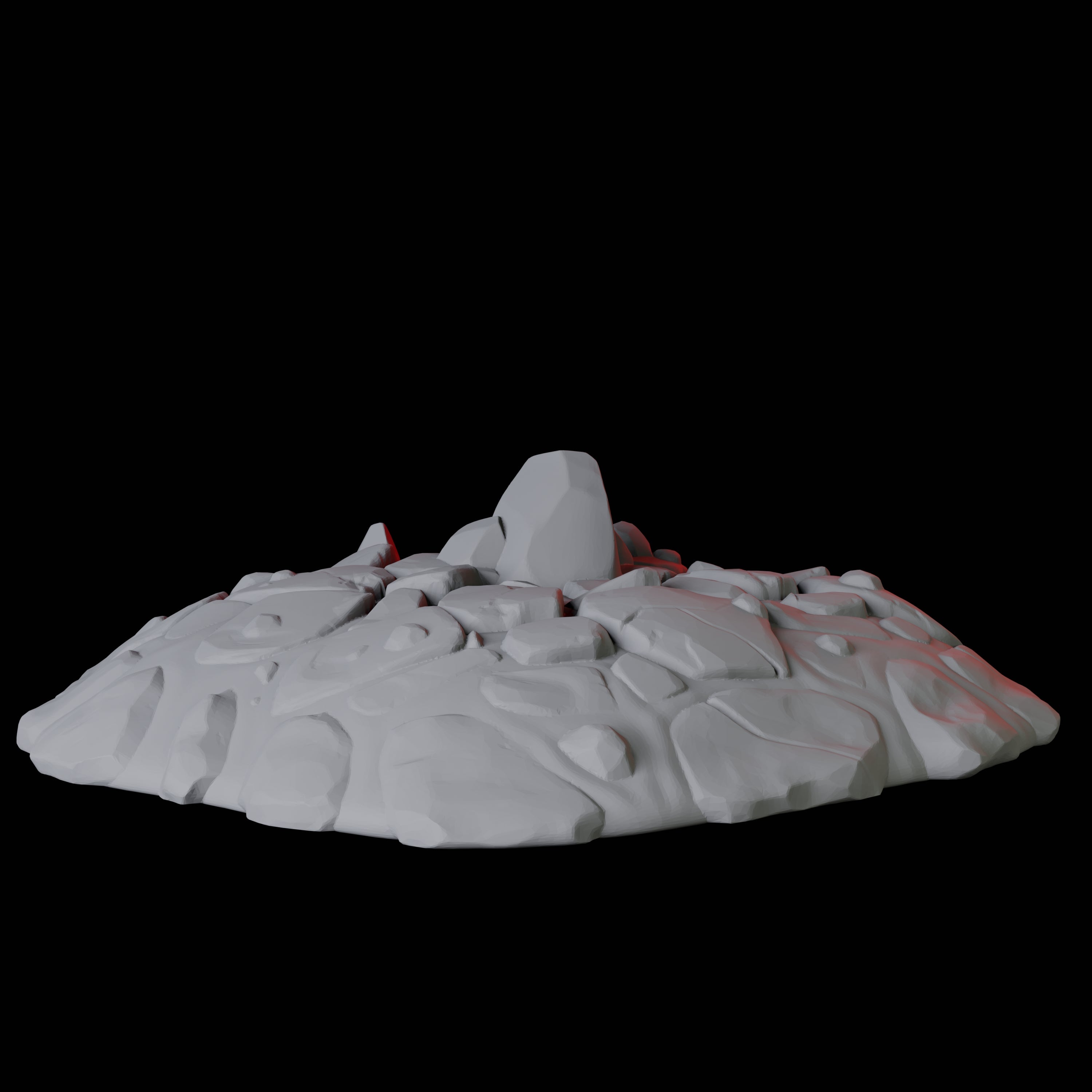 Hellscape Terrain Piece C Miniature for Dungeons and Dragons, Pathfinder or other TTRPGs