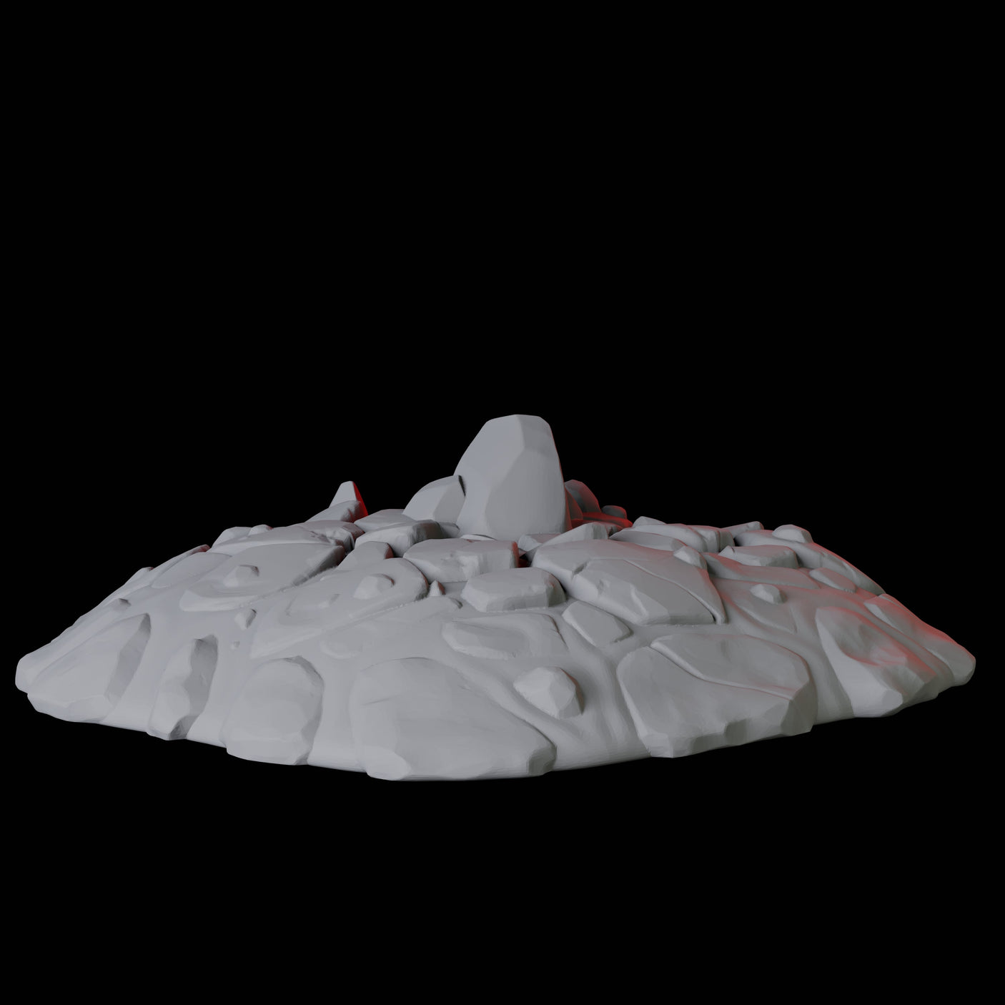 Hellscape Terrain Piece C Miniature for Dungeons and Dragons, Pathfinder or other TTRPGs