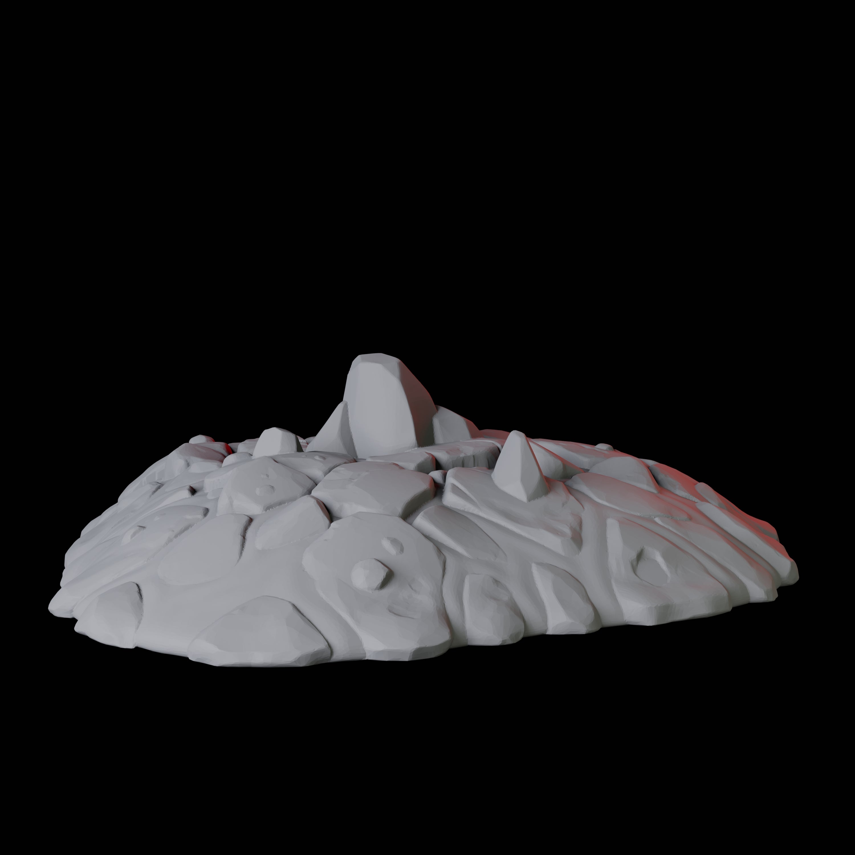 Hellscape Terrain Piece C Miniature for Dungeons and Dragons, Pathfinder or other TTRPGs