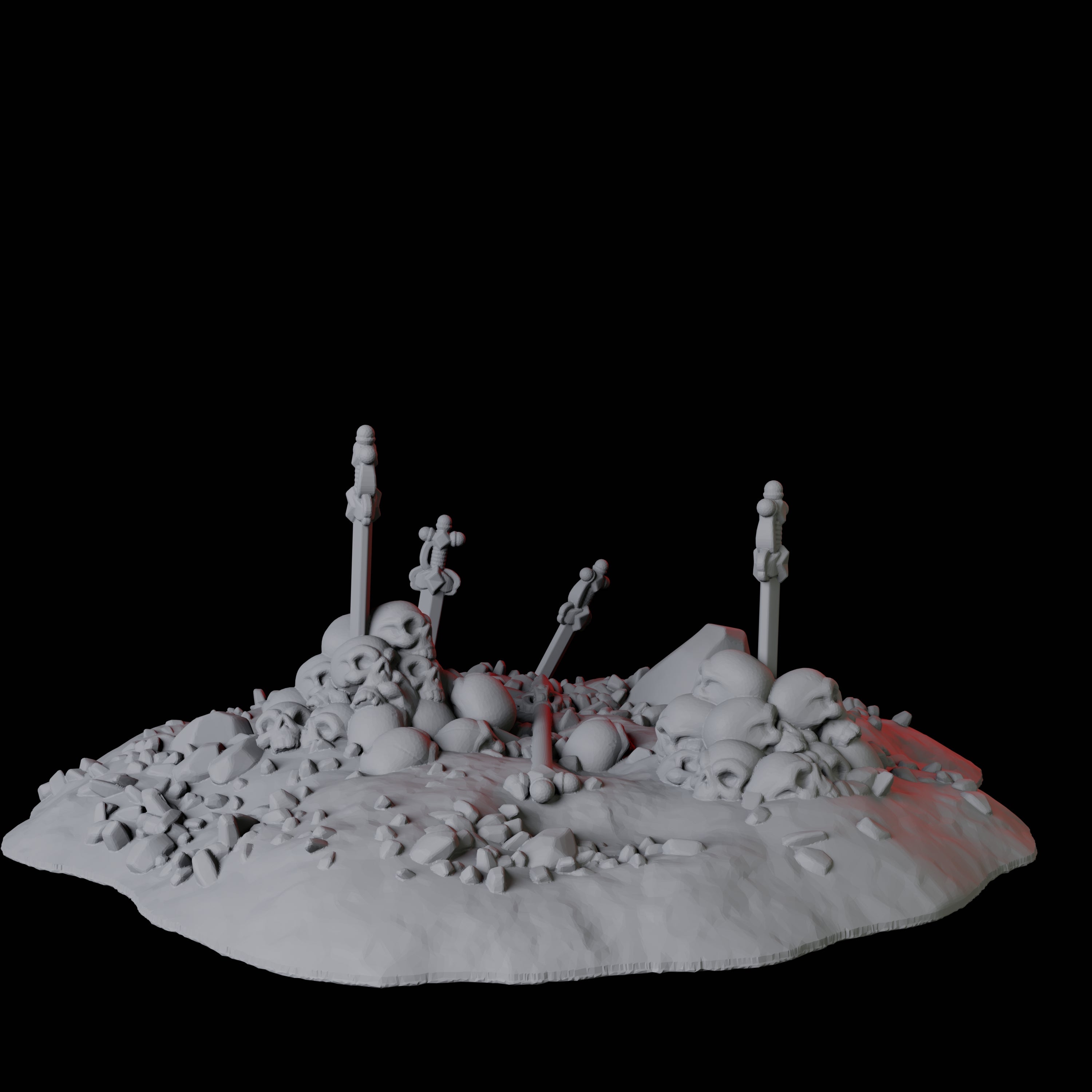 Hellscape Terrain Piece E Miniature for Dungeons and Dragons, Pathfinder or other TTRPGs