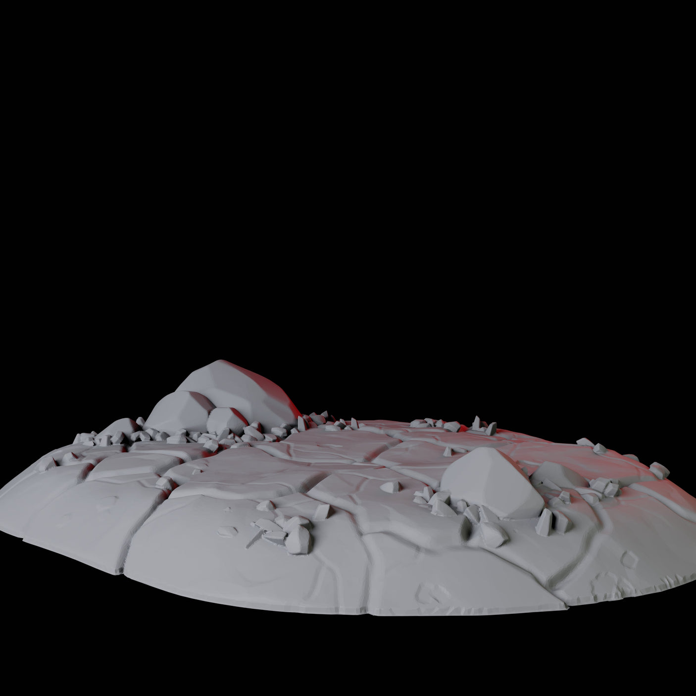 Hellscape Terrain Piece F Miniature for Dungeons and Dragons, Pathfinder or other TTRPGs