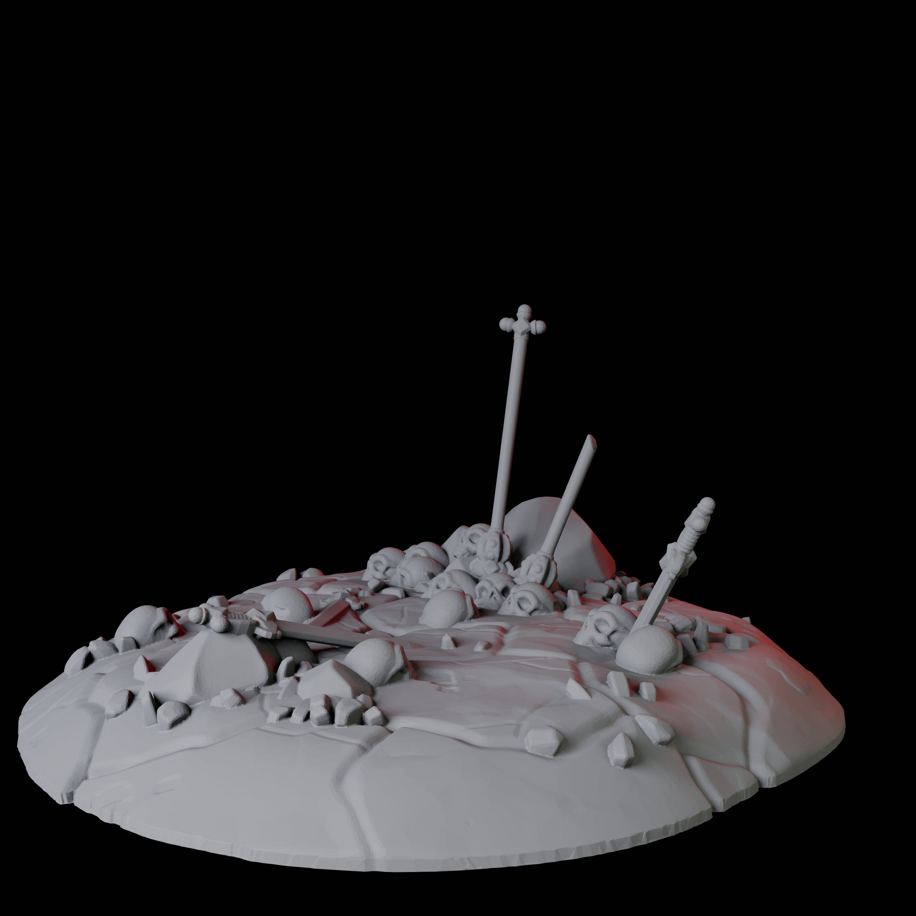 Hellscape Terrain Piece G Miniature for Dungeons and Dragons, Pathfinder or other TTRPGs