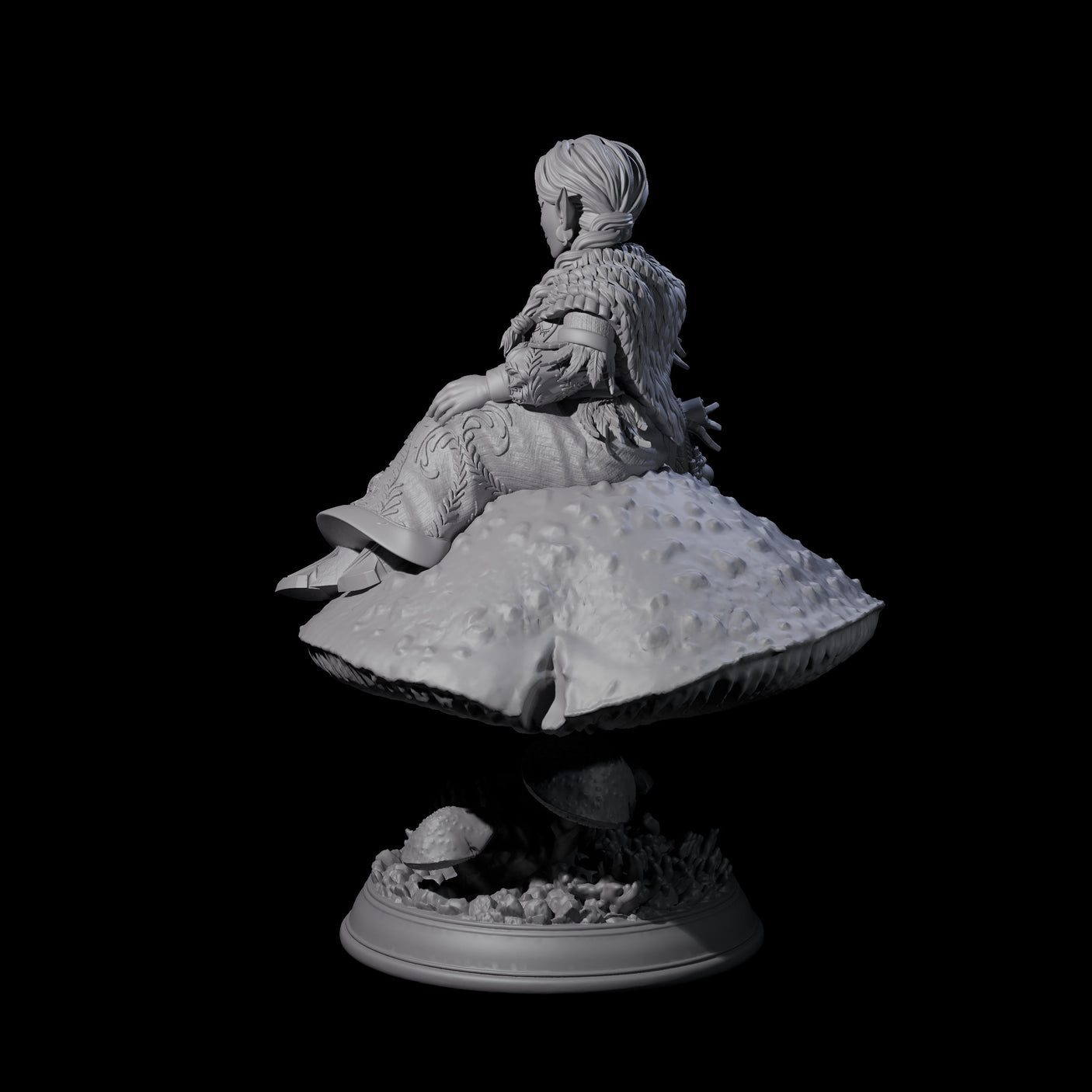 Herbalist Halfling Miniature for Dungeons and Dragons, Pathfinder or other TTRPGs