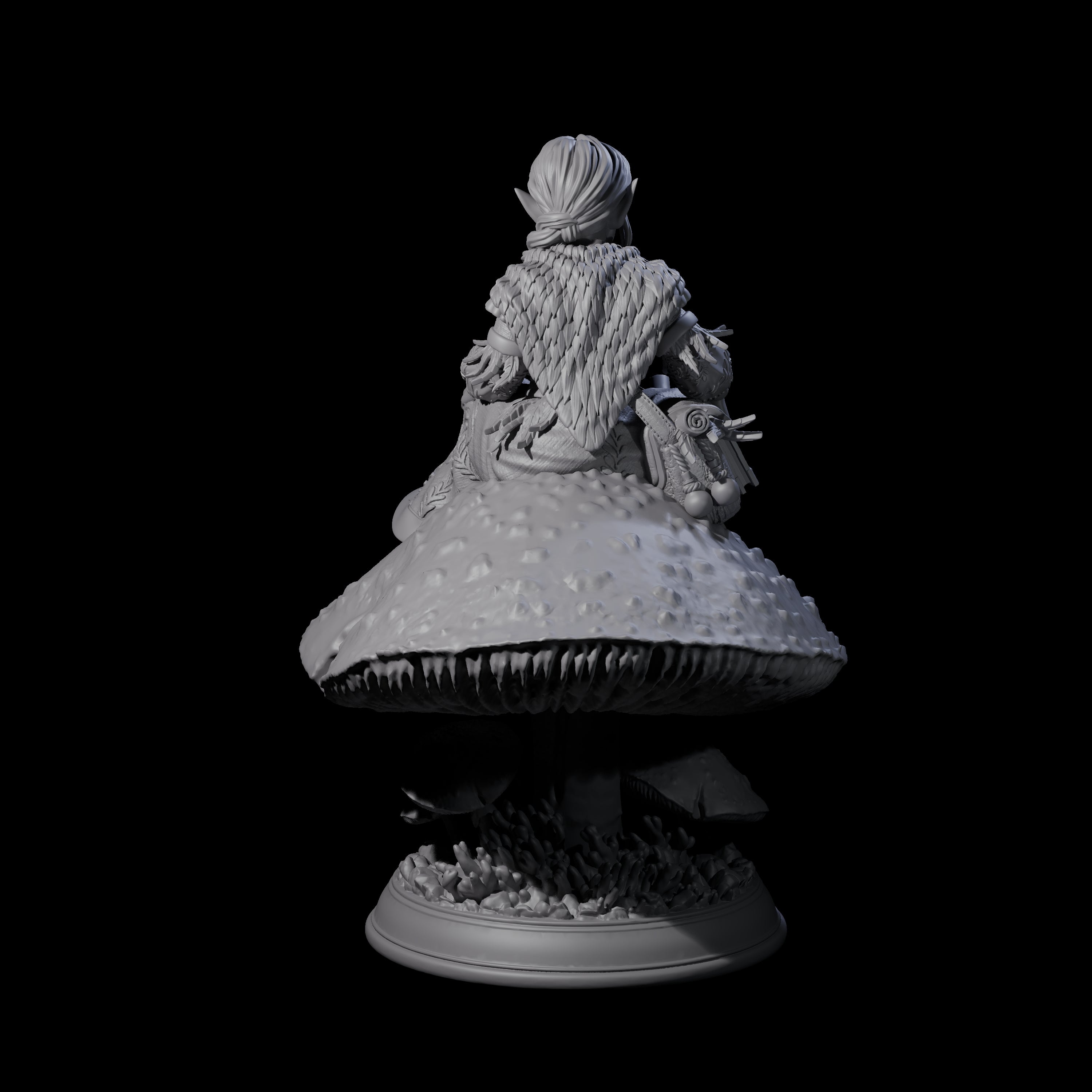Herbalist Halfling Miniature for Dungeons and Dragons, Pathfinder or other TTRPGs