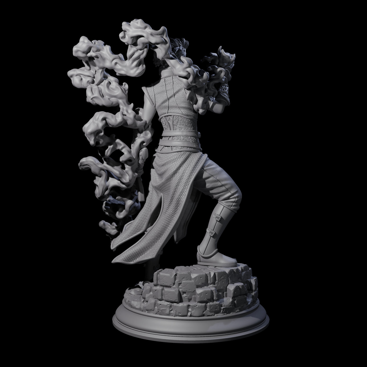 Hexblade Elf Sorcerer Miniature for Dungeons and Dragons, Pathfinder or other TTRPGs