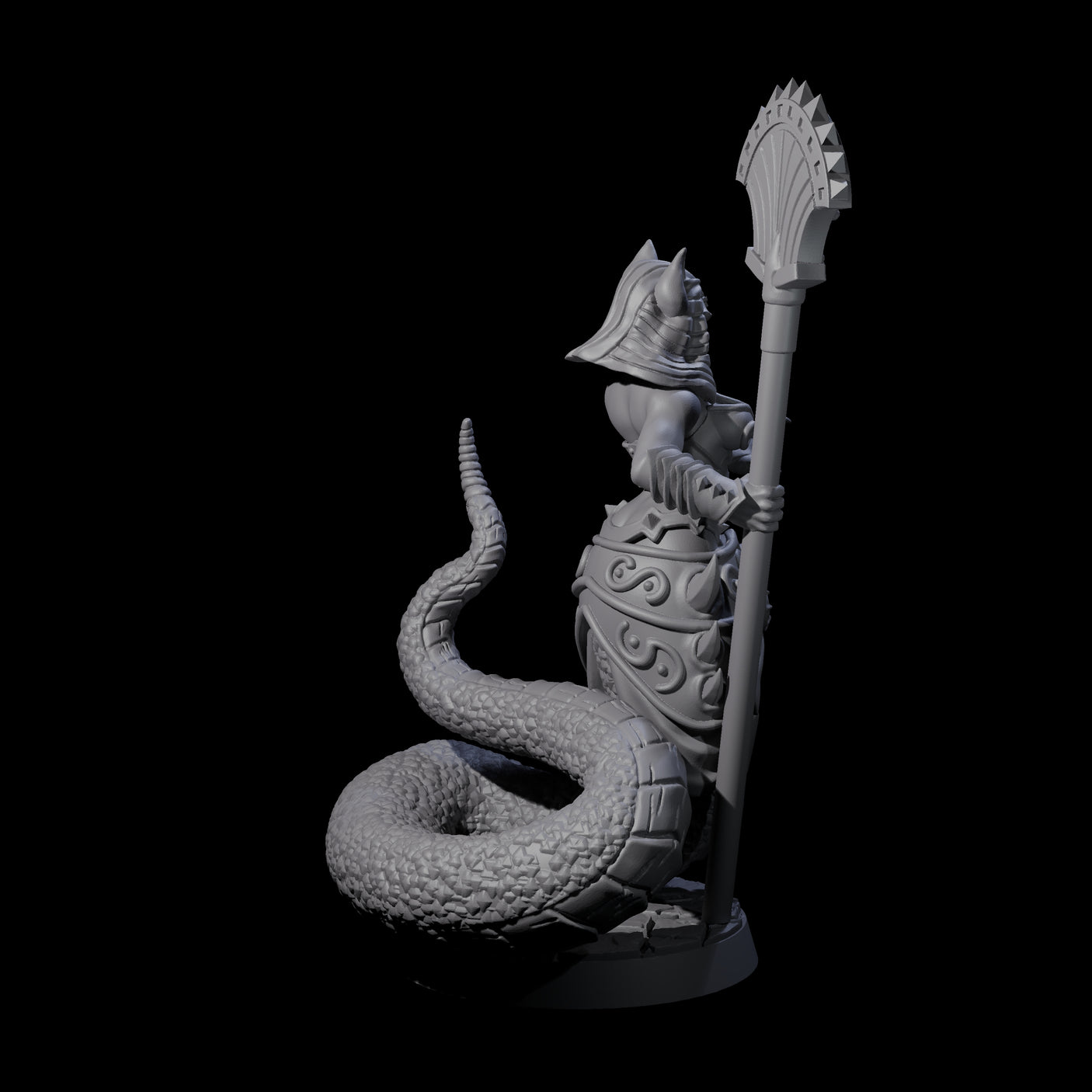 Hissing Corrupted Tabaxi Miniature for Dungeons and Dragons, Pathfinder or other TTRPGs