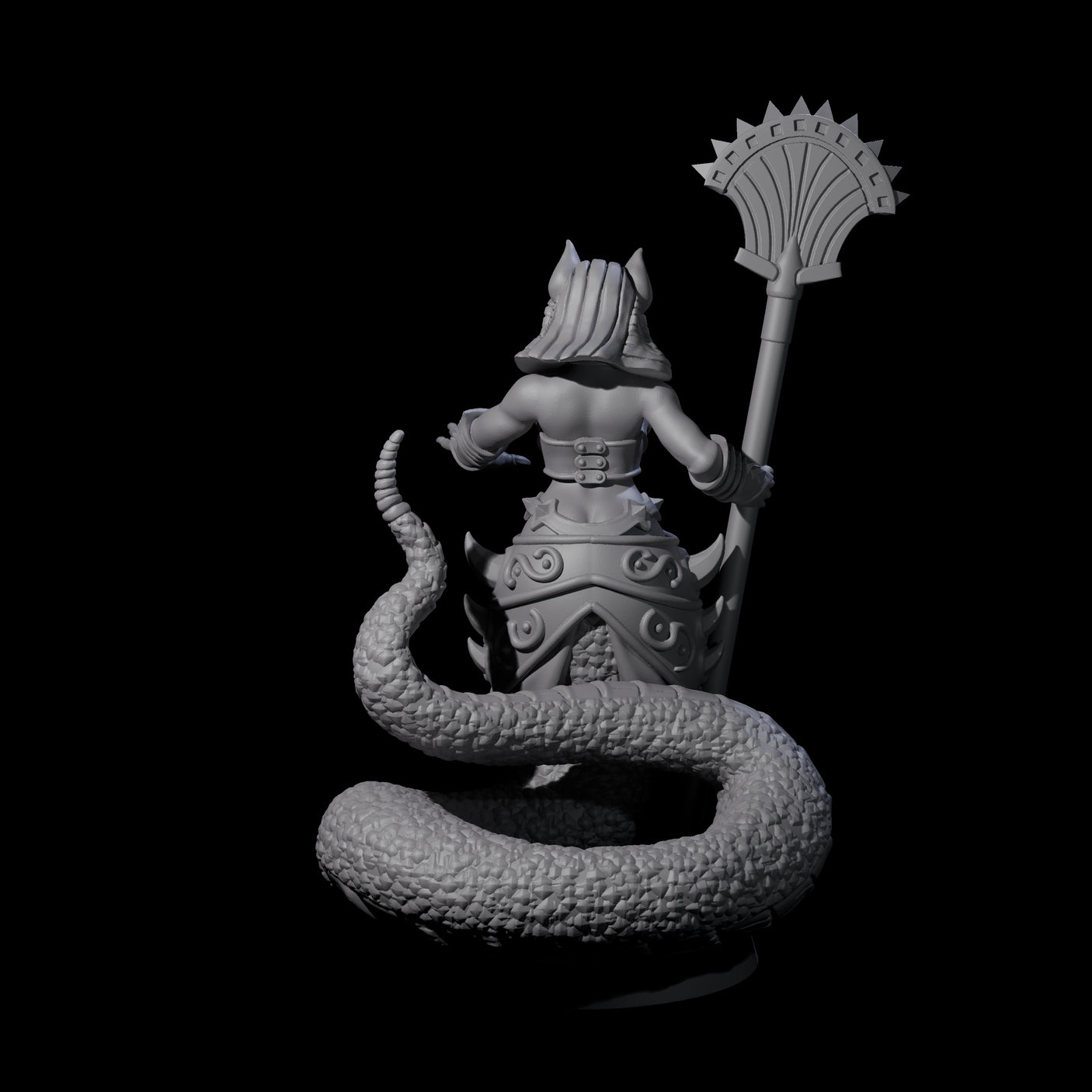 Hissing Corrupted Tabaxi Miniature for Dungeons and Dragons, Pathfinder or other TTRPGs